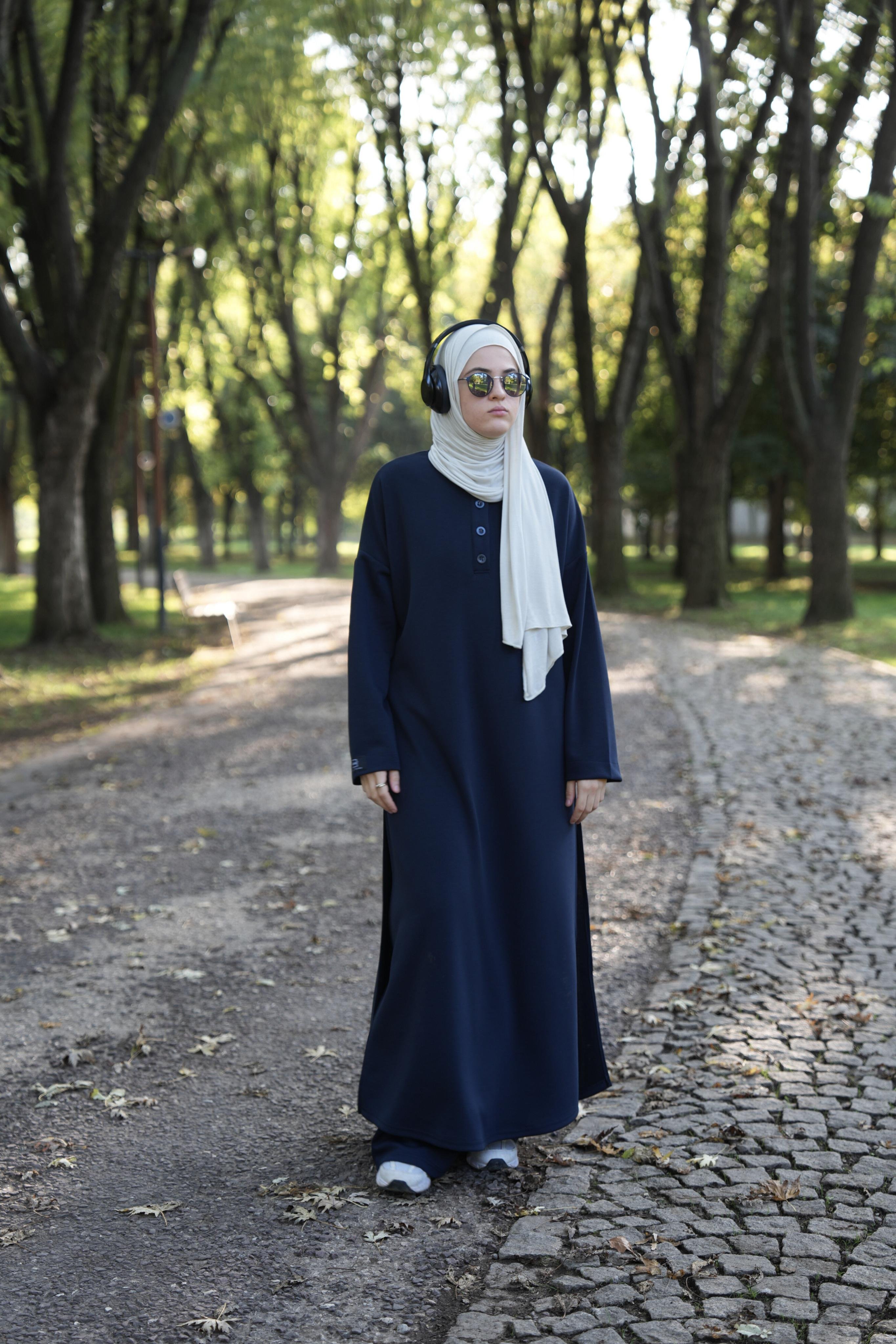 Modal Pantolonlu Takım Lacivert