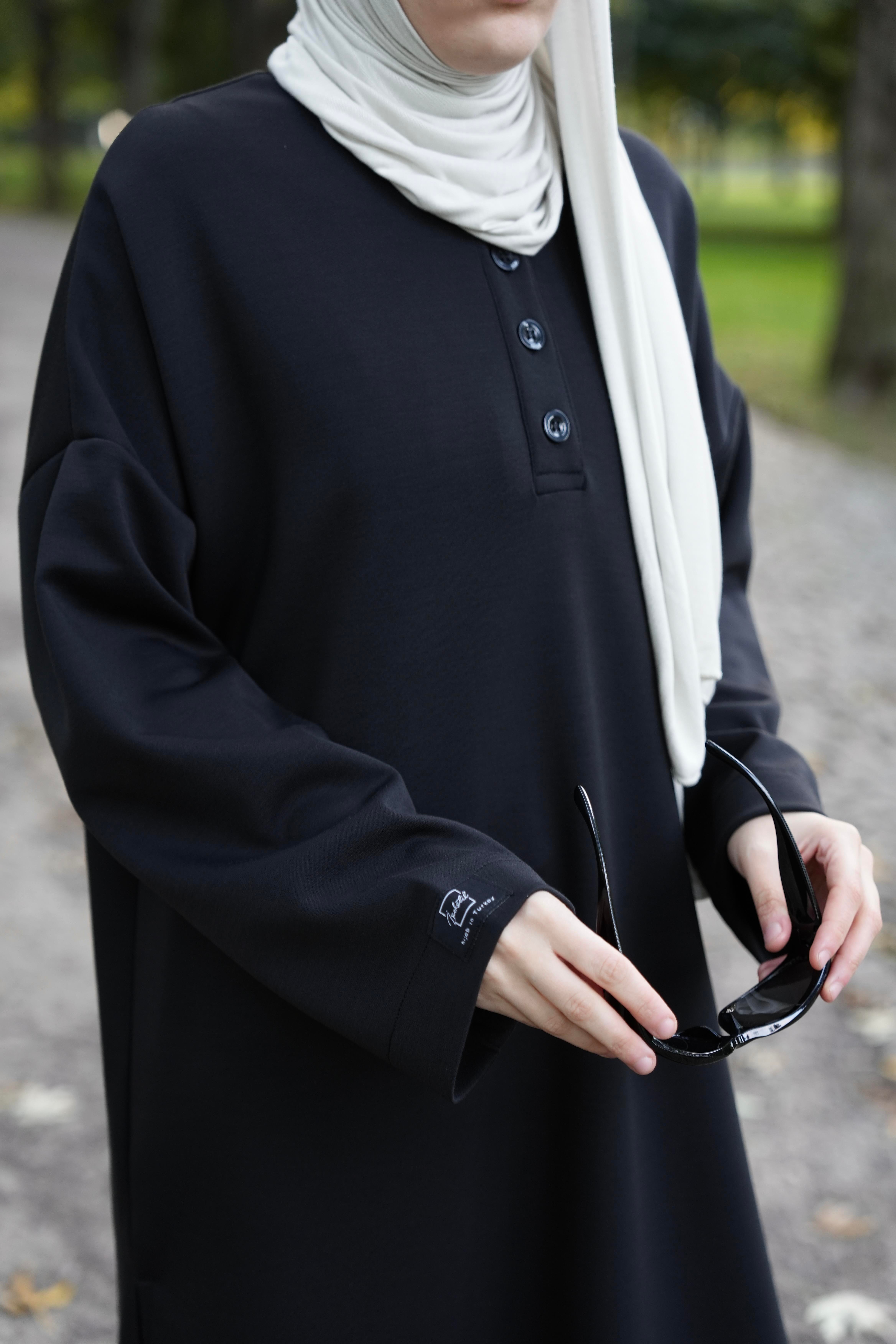 Modal Pantolonlu Takım Siyah