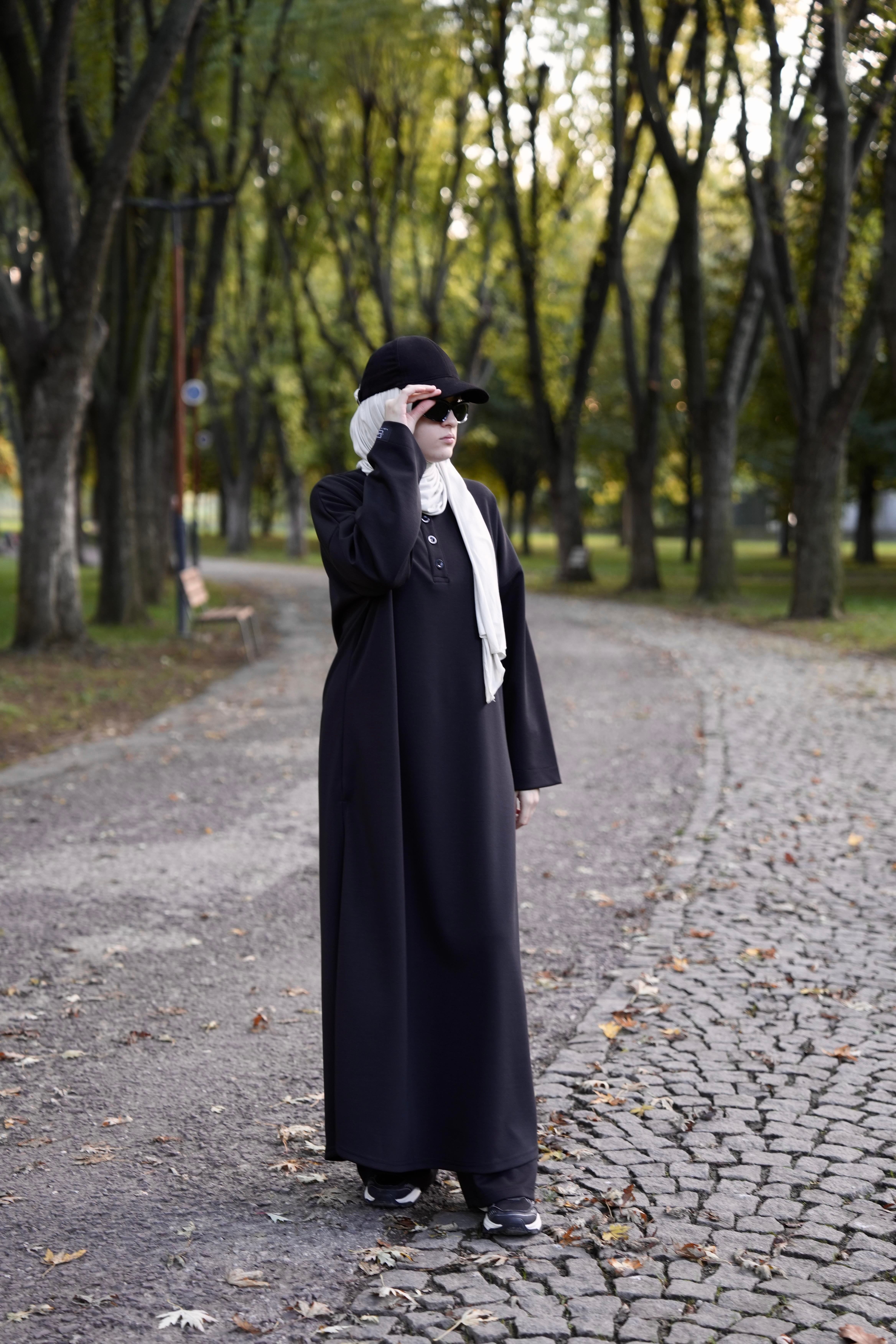 Modal Pantolonlu Takım Siyah