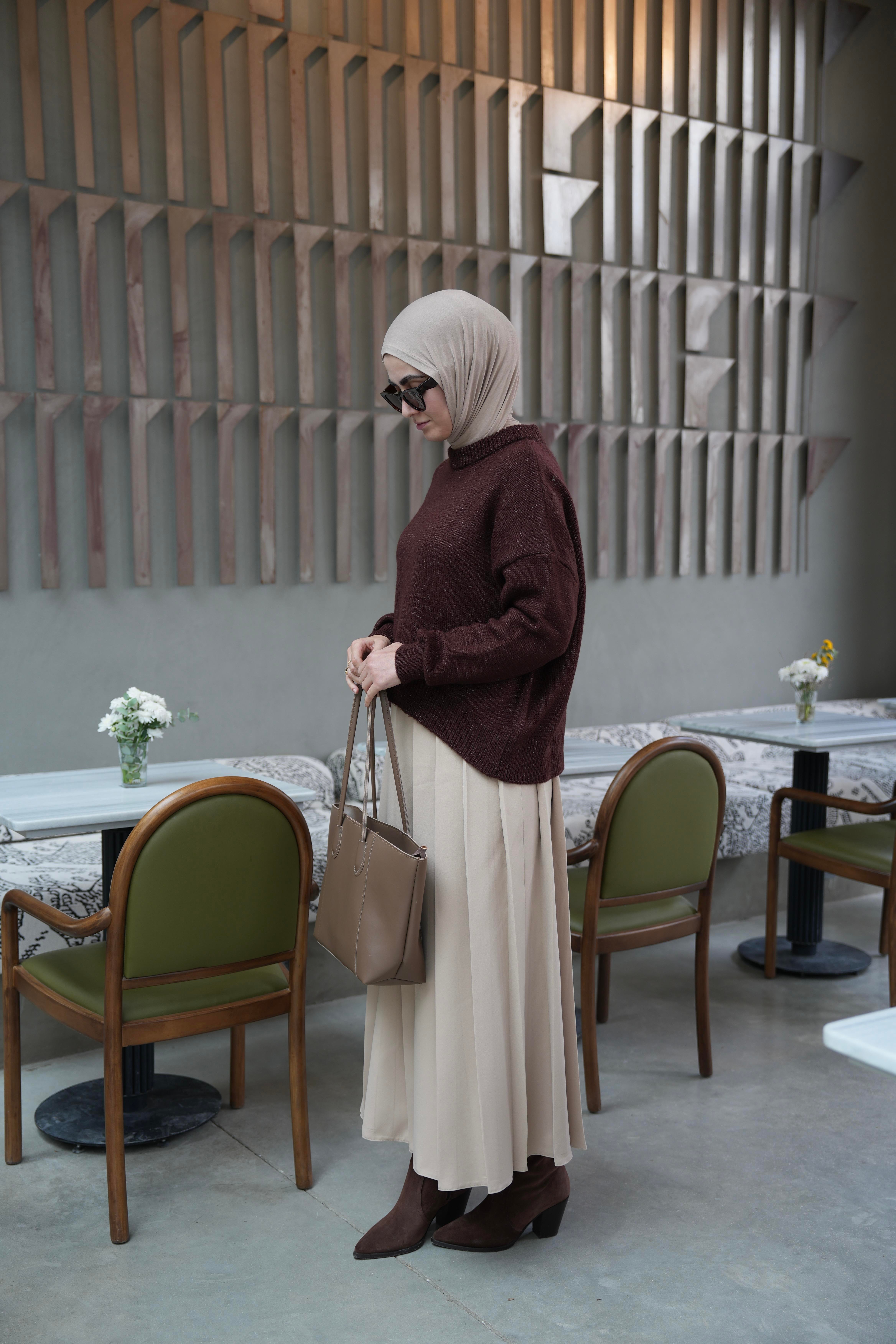 Pilikaşe Etek Camel