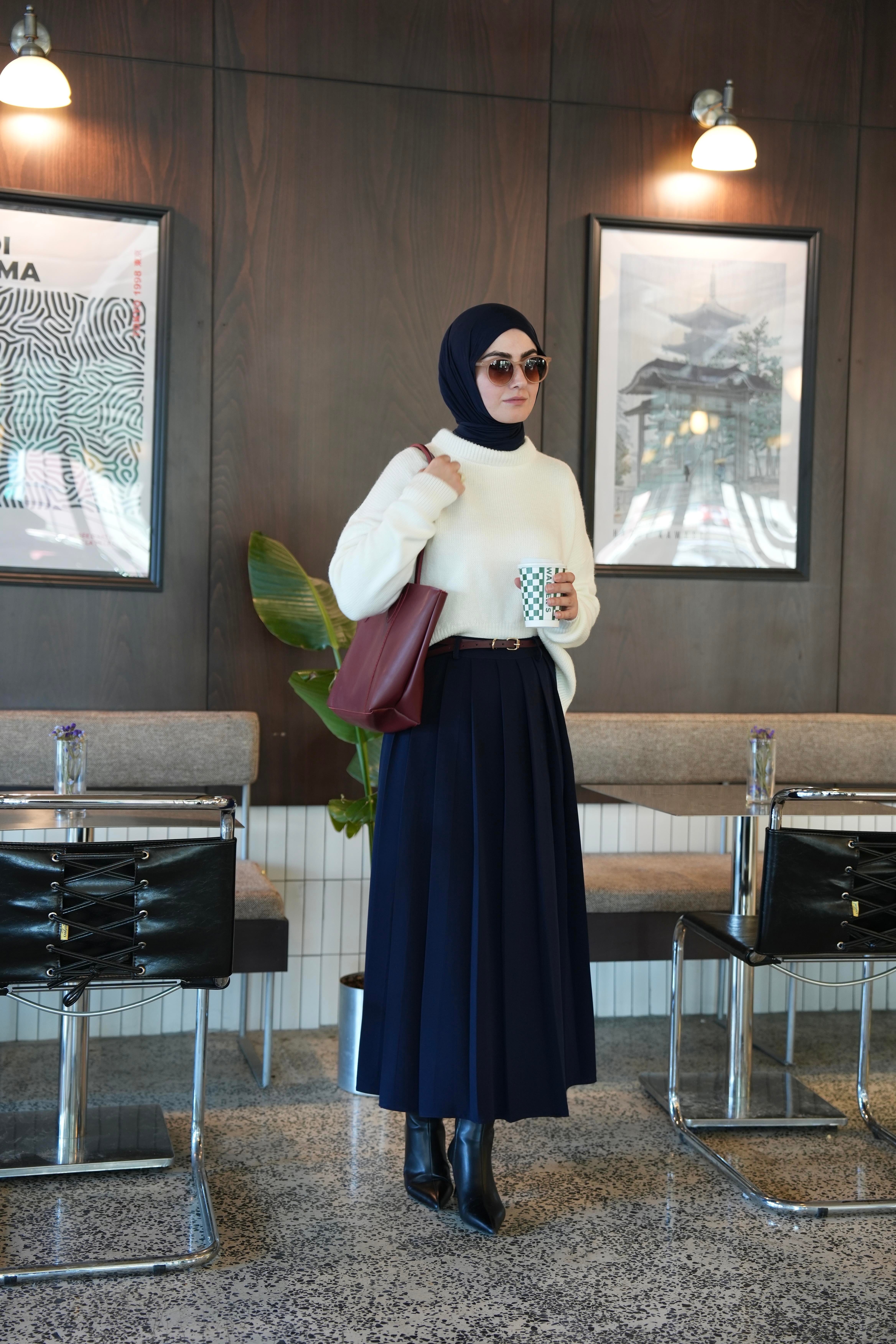 Pilikaşe Etek Lacivert