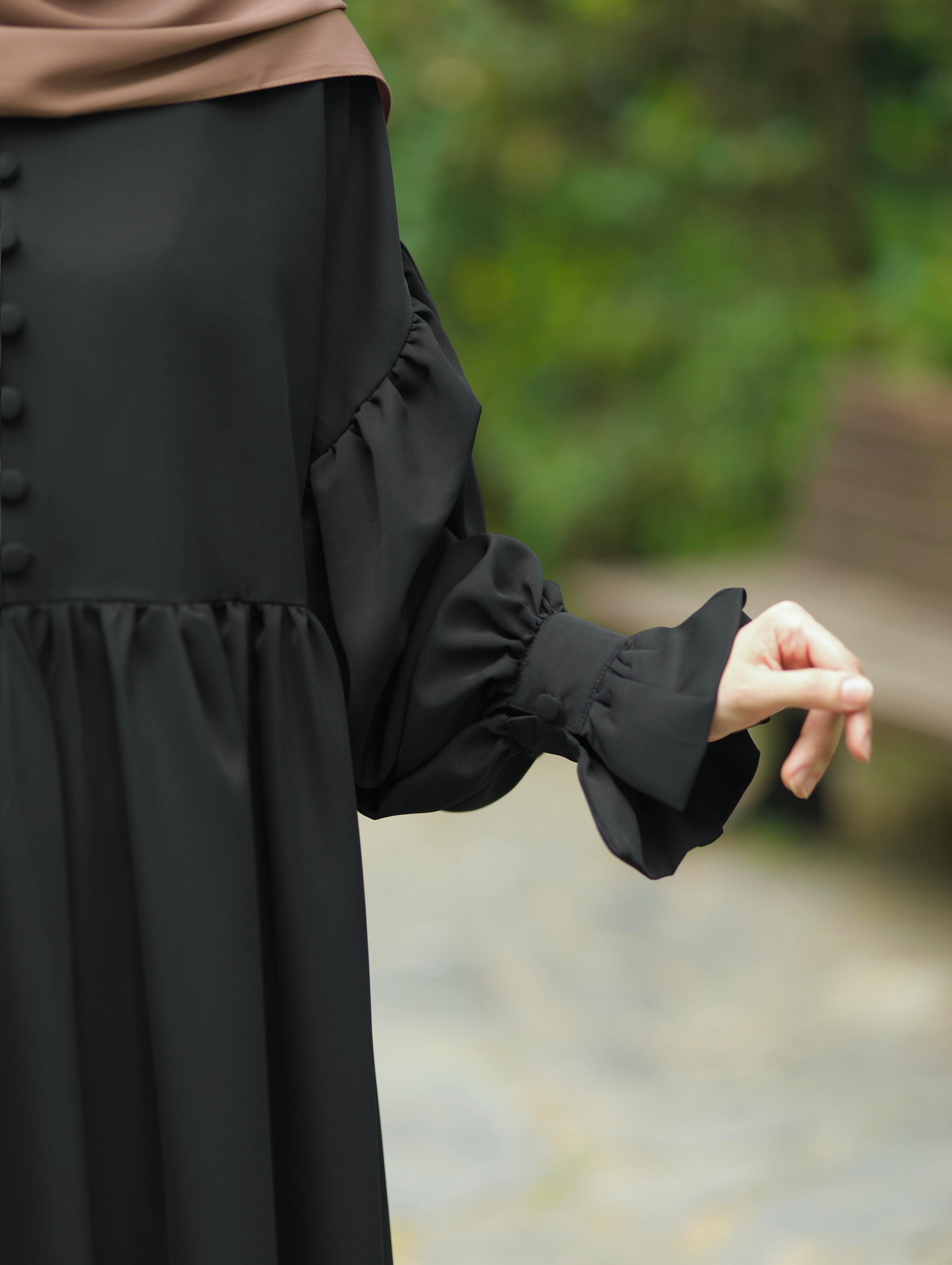 Piraye Elbise  Siyah