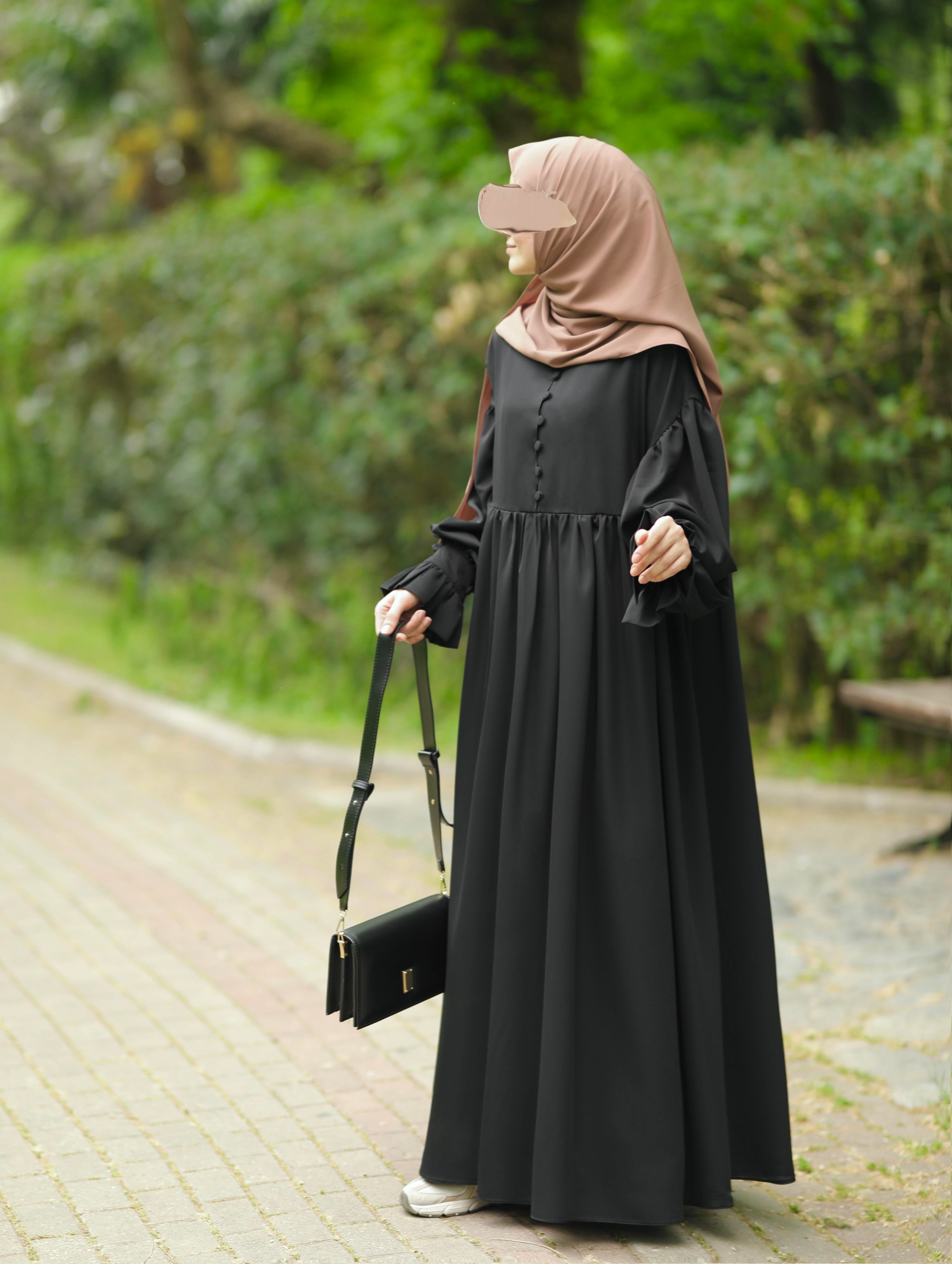 Piraye Elbise  Siyah