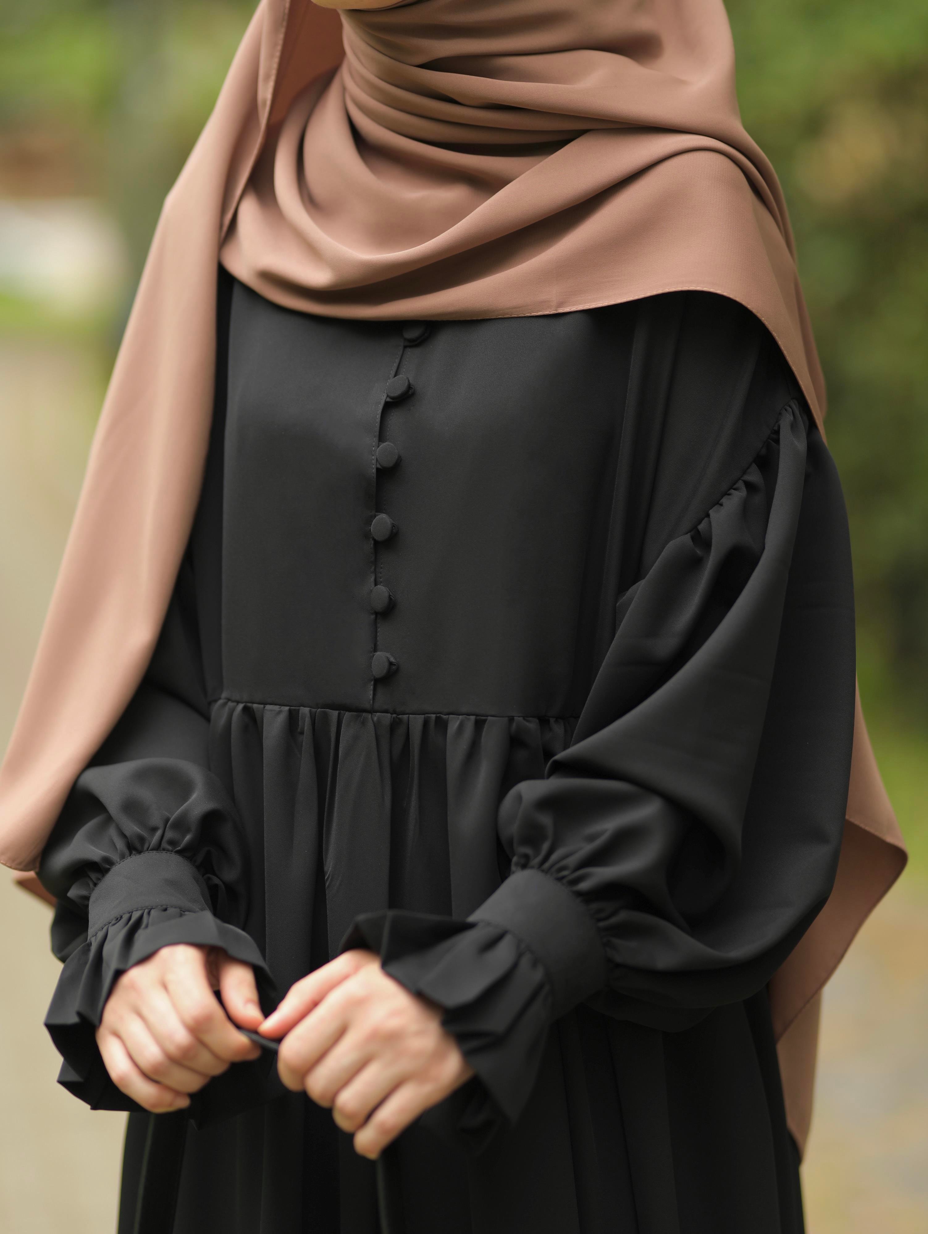 Piraye Elbise  Siyah