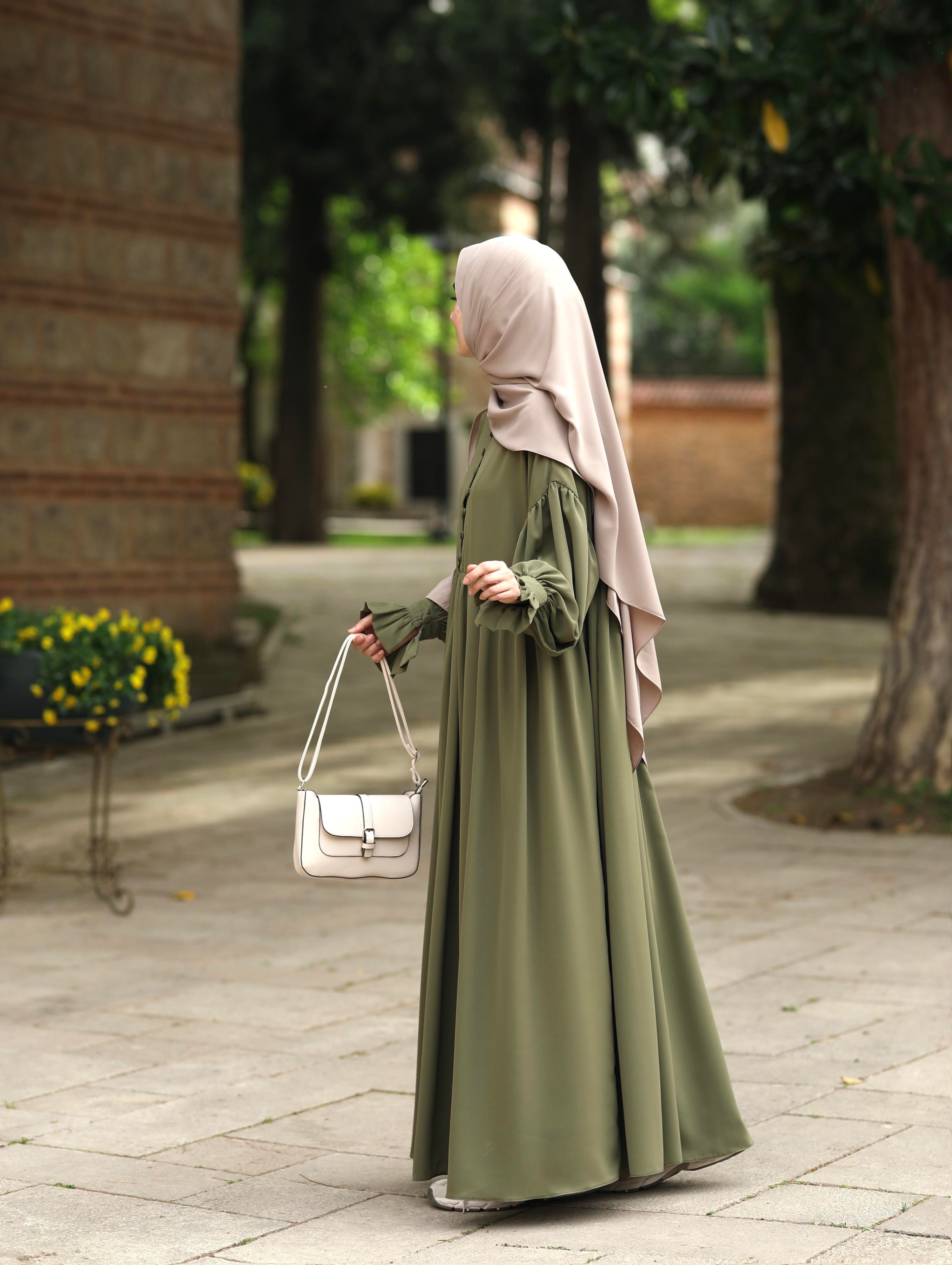 Piraye Elbise  Yeşil