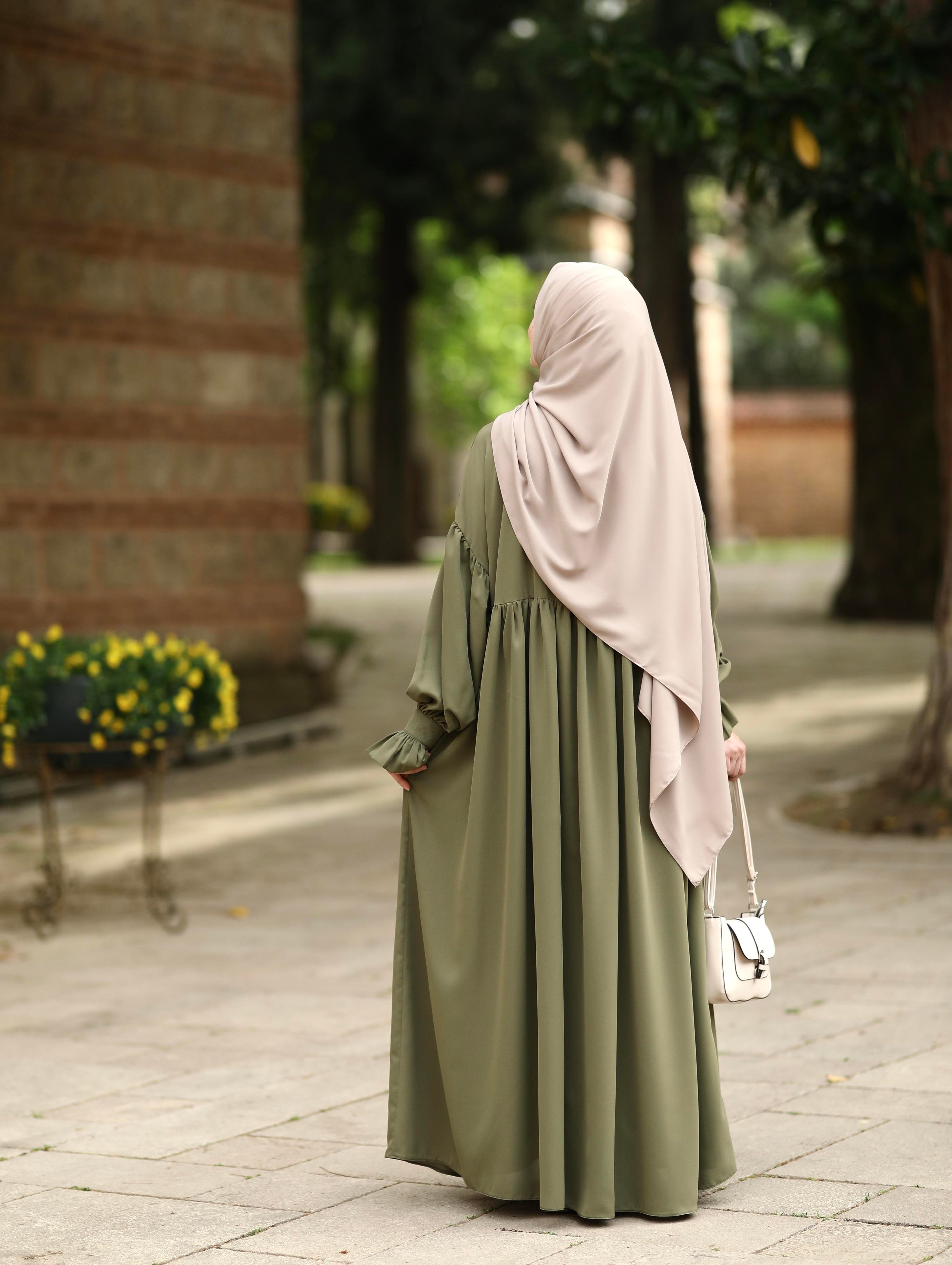 Piraye Elbise  Yeşil