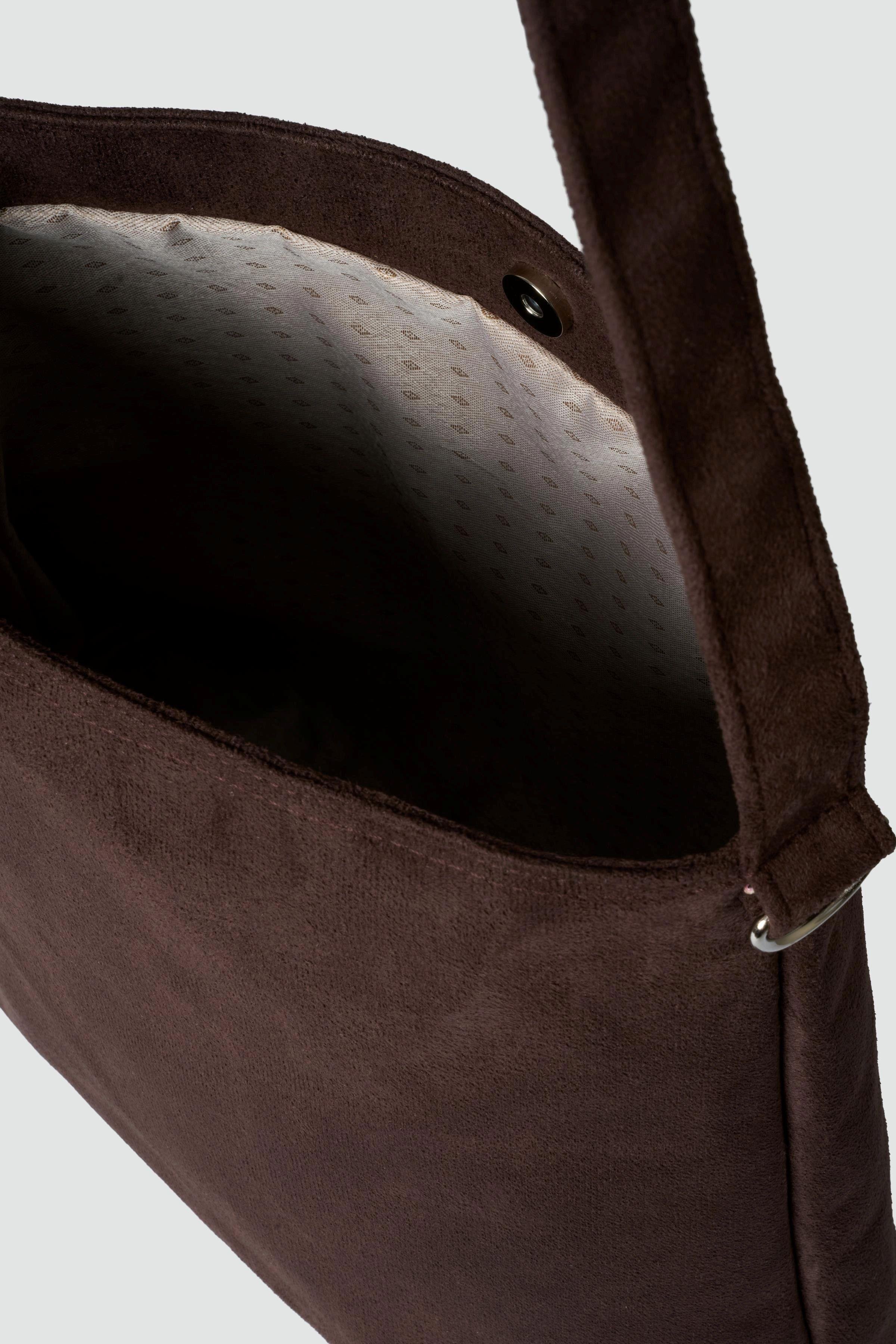 Süet Salaş Çanta KAHVERENGİ