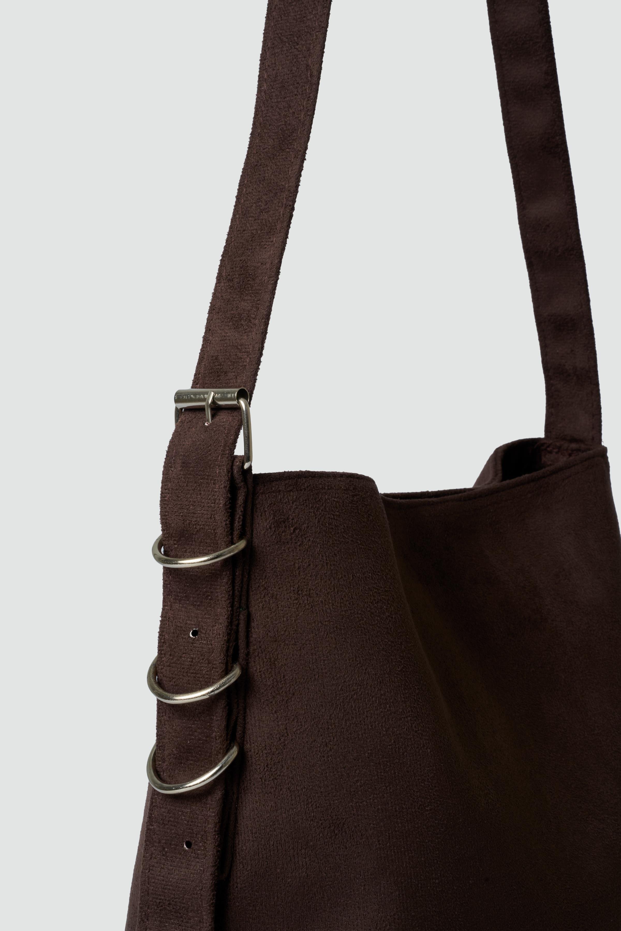 Süet Salaş Çanta KAHVERENGİ