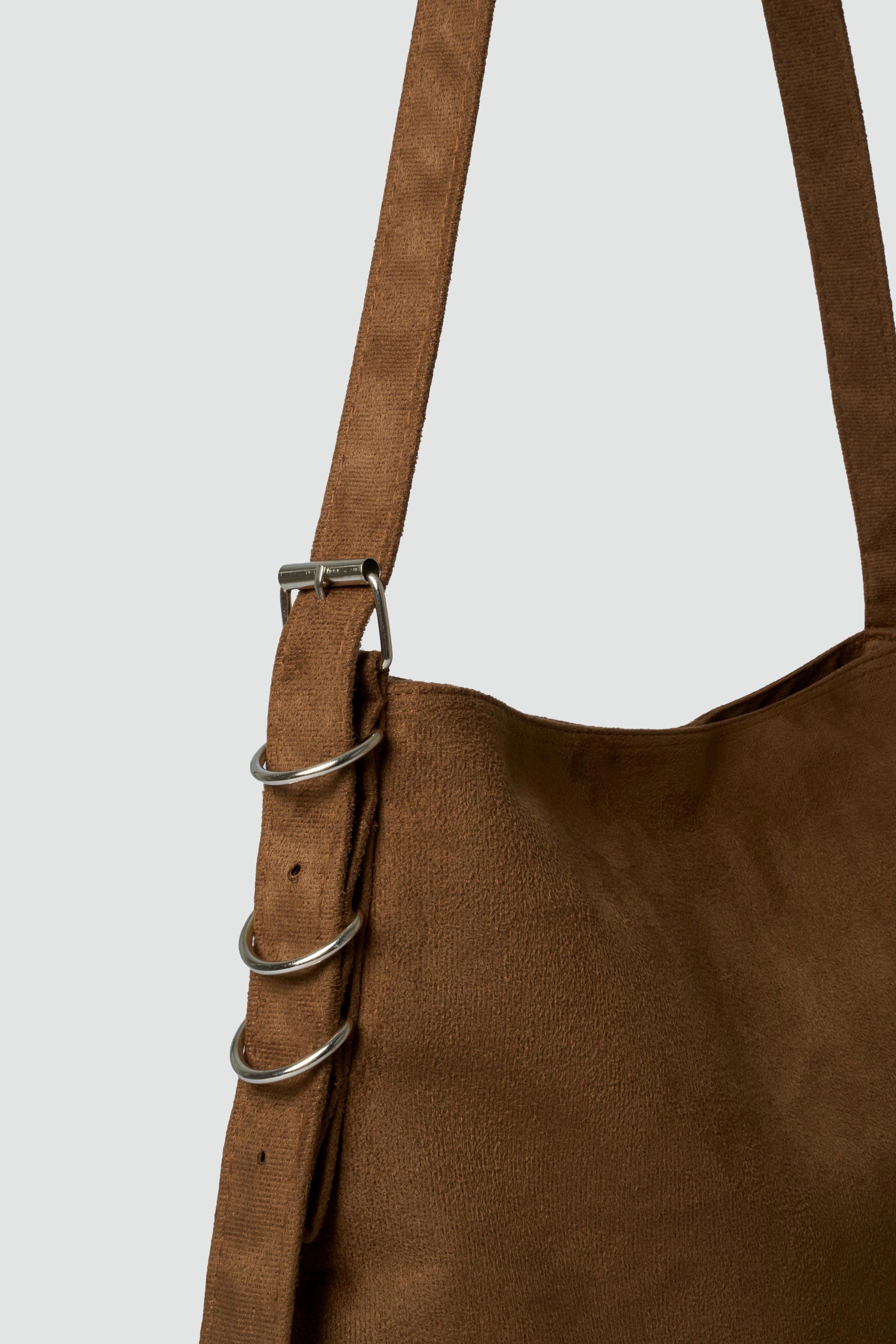 Süet Salaş Çanta Taba