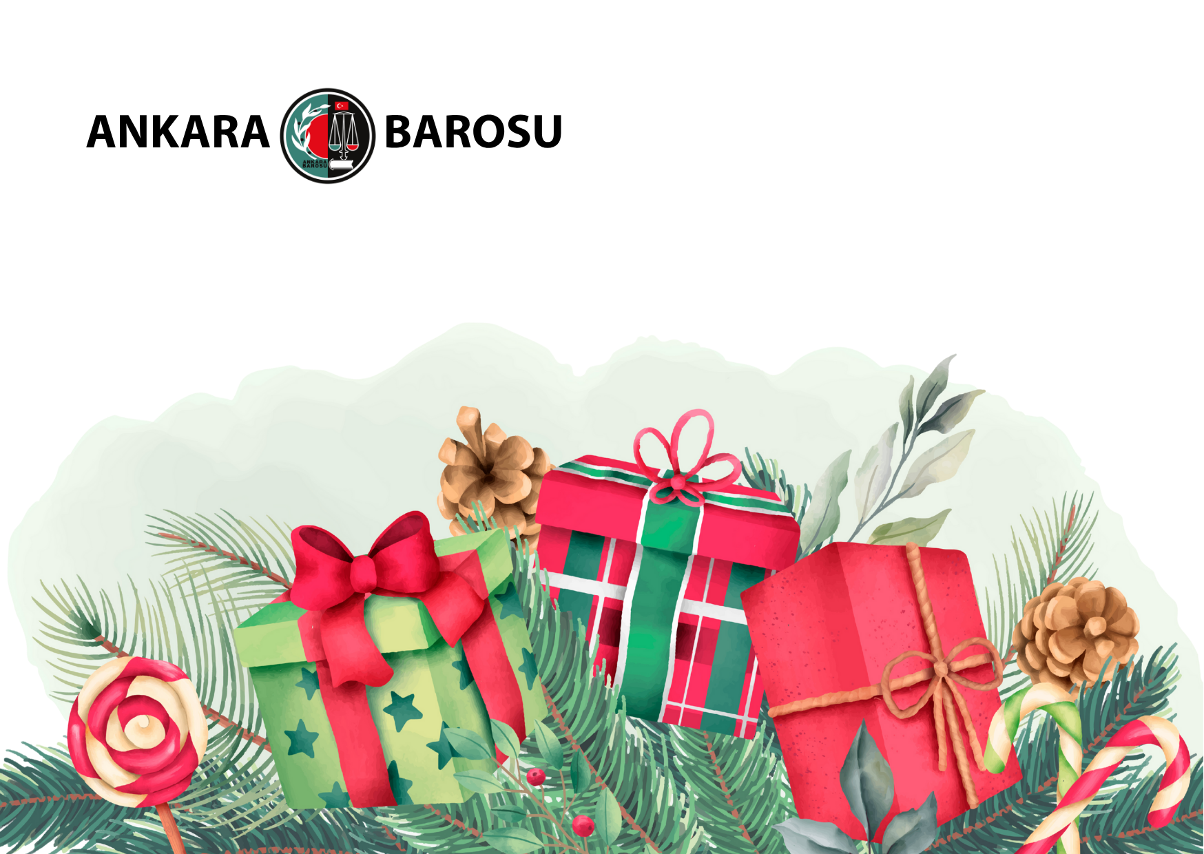 Ankara Barosu Yılbaşı Kartpostal