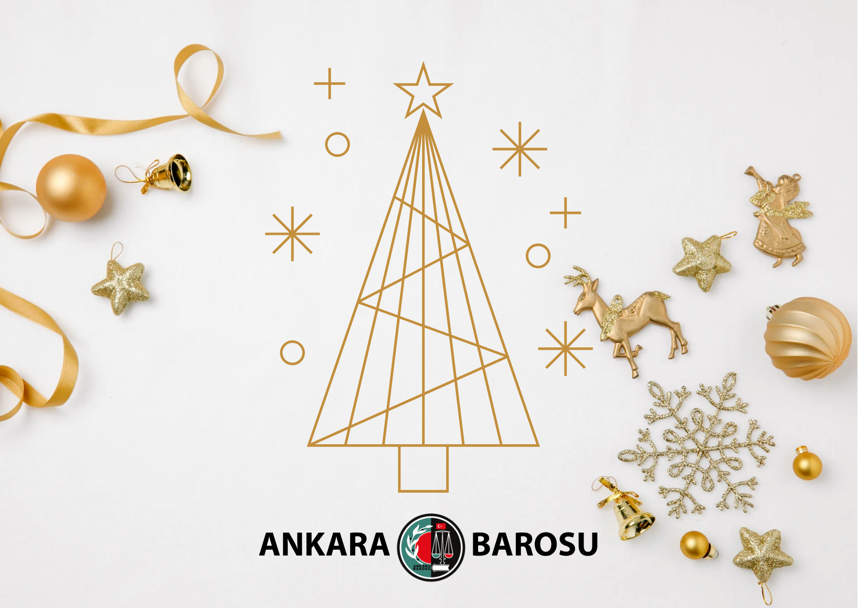 Ankara Barosu Yılbaşı Kartpostal