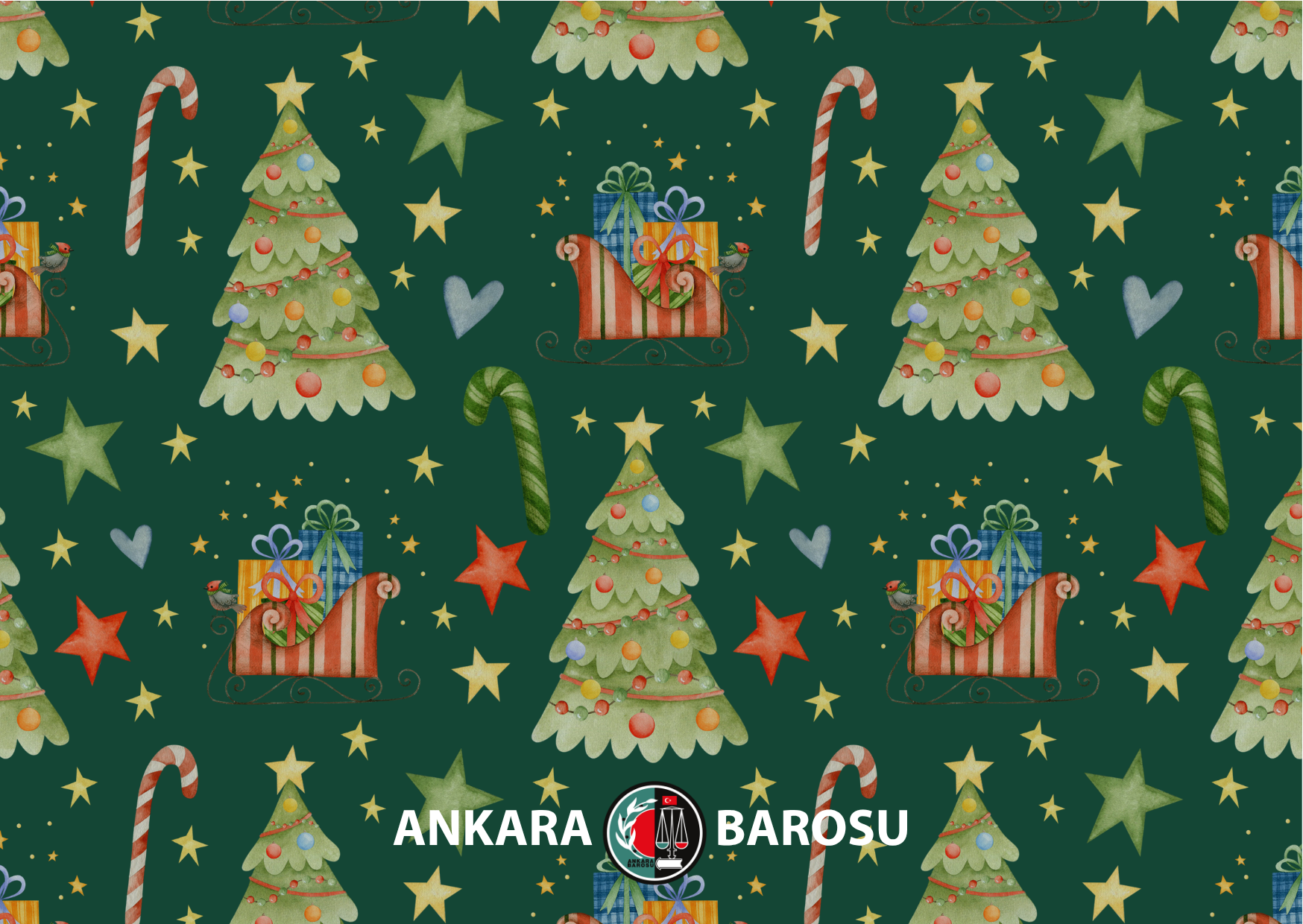 Ankara Barosu Yılbaşı Kartpostal