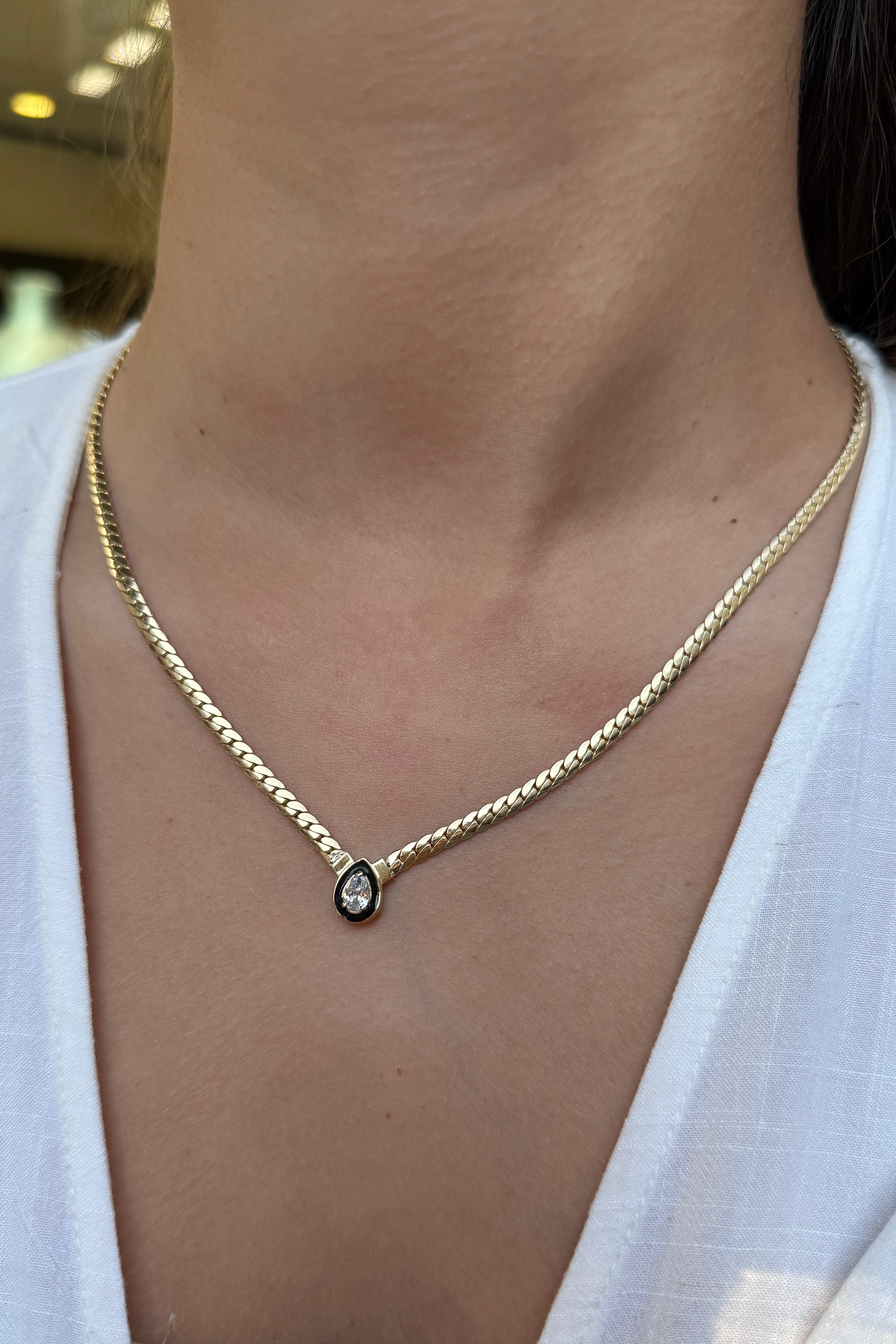 Damla Model Çağla Kolye