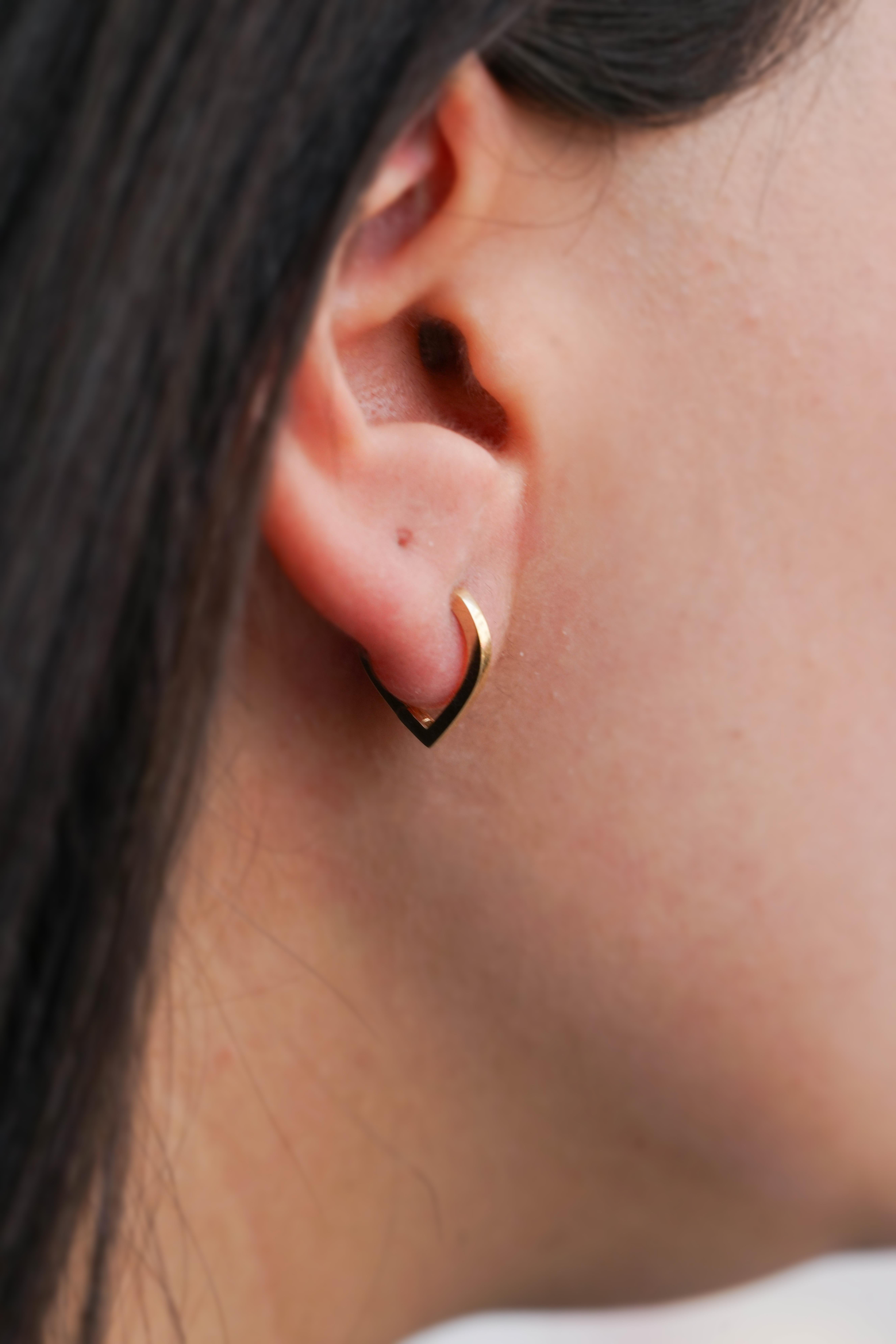 Oval Kesim Küpe S 