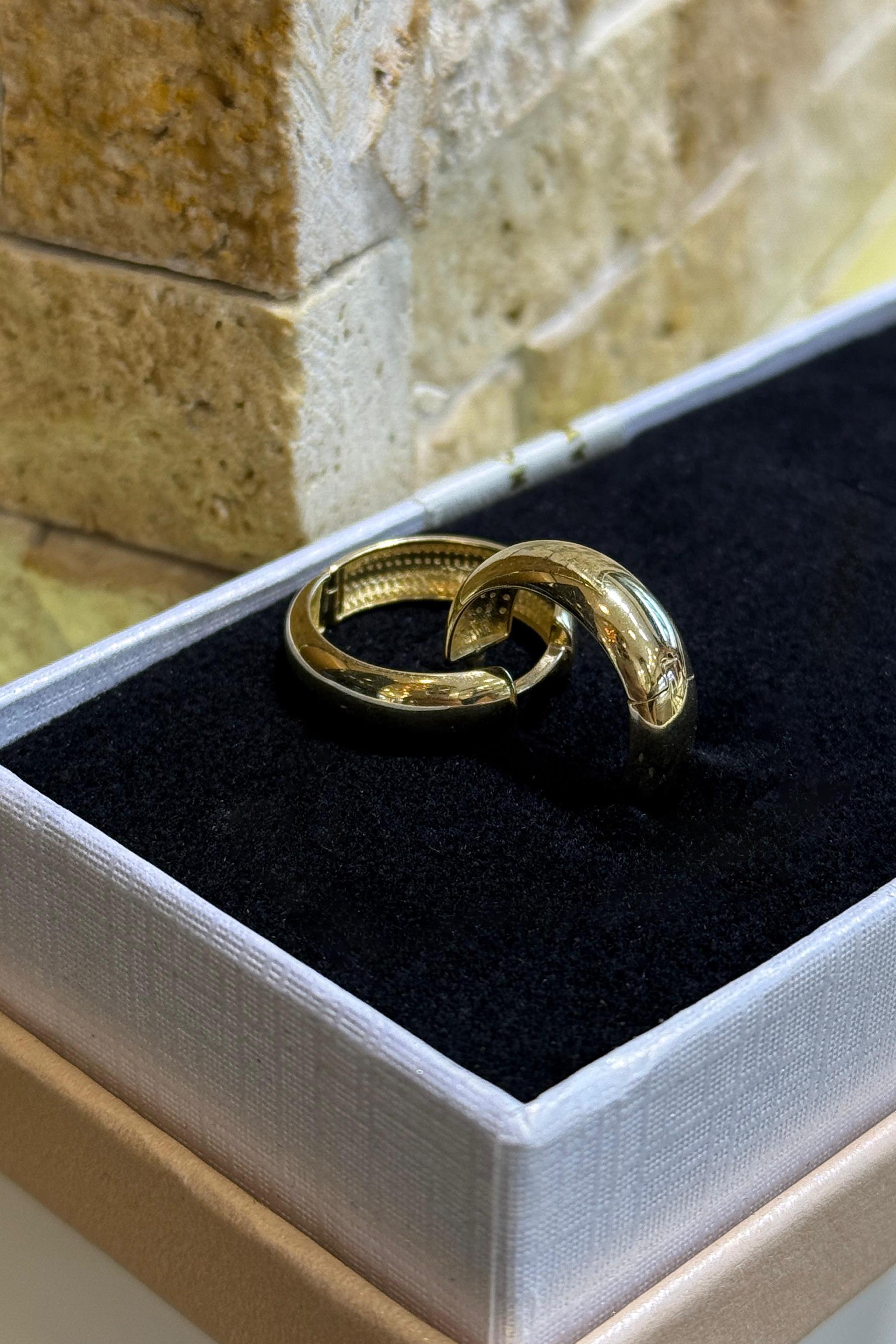 Simit Halka Küpe