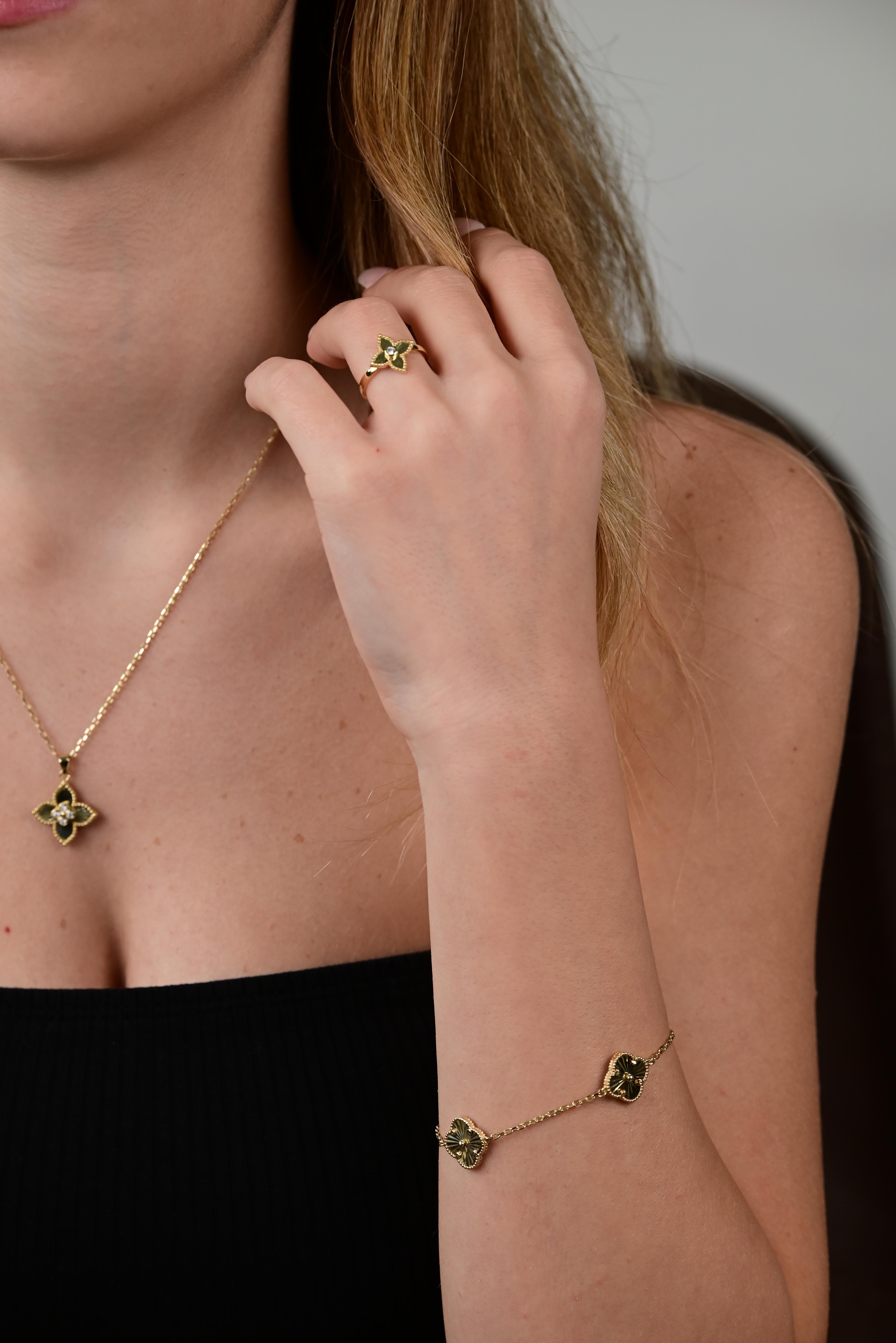 VAN CLEEF GOLD MOTİF KÜNYE