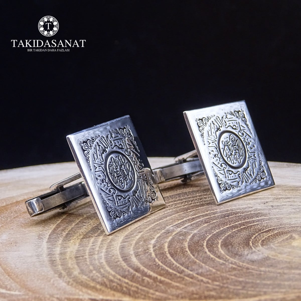 Kişiye Özel Gümüş Kol Düğmesi