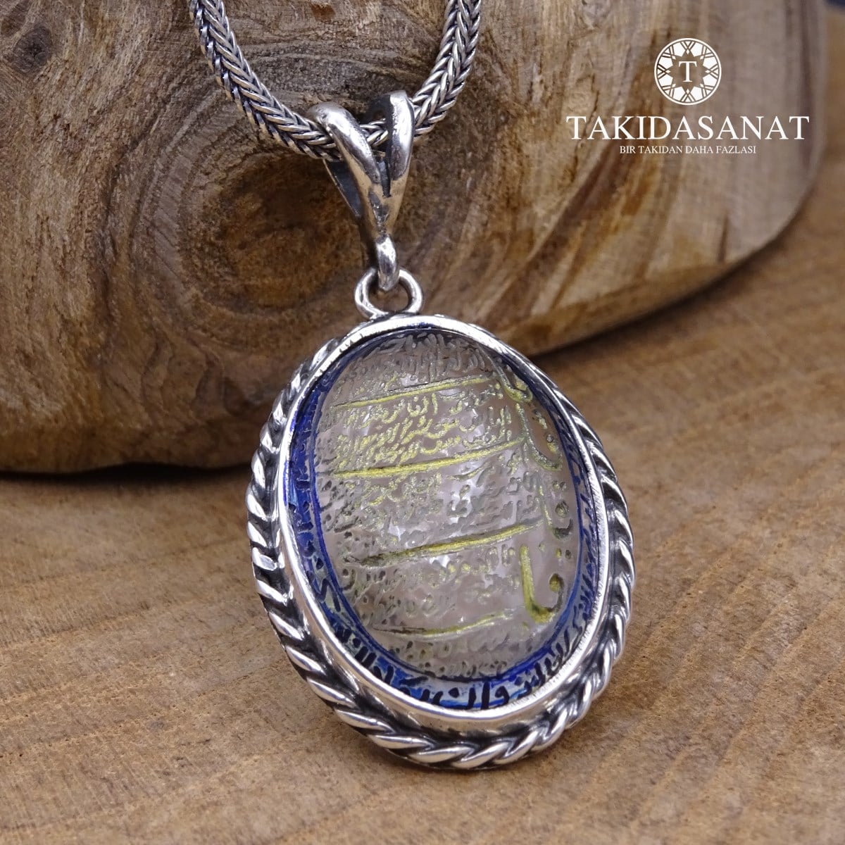 Necef Taşı Gümüş Kolye