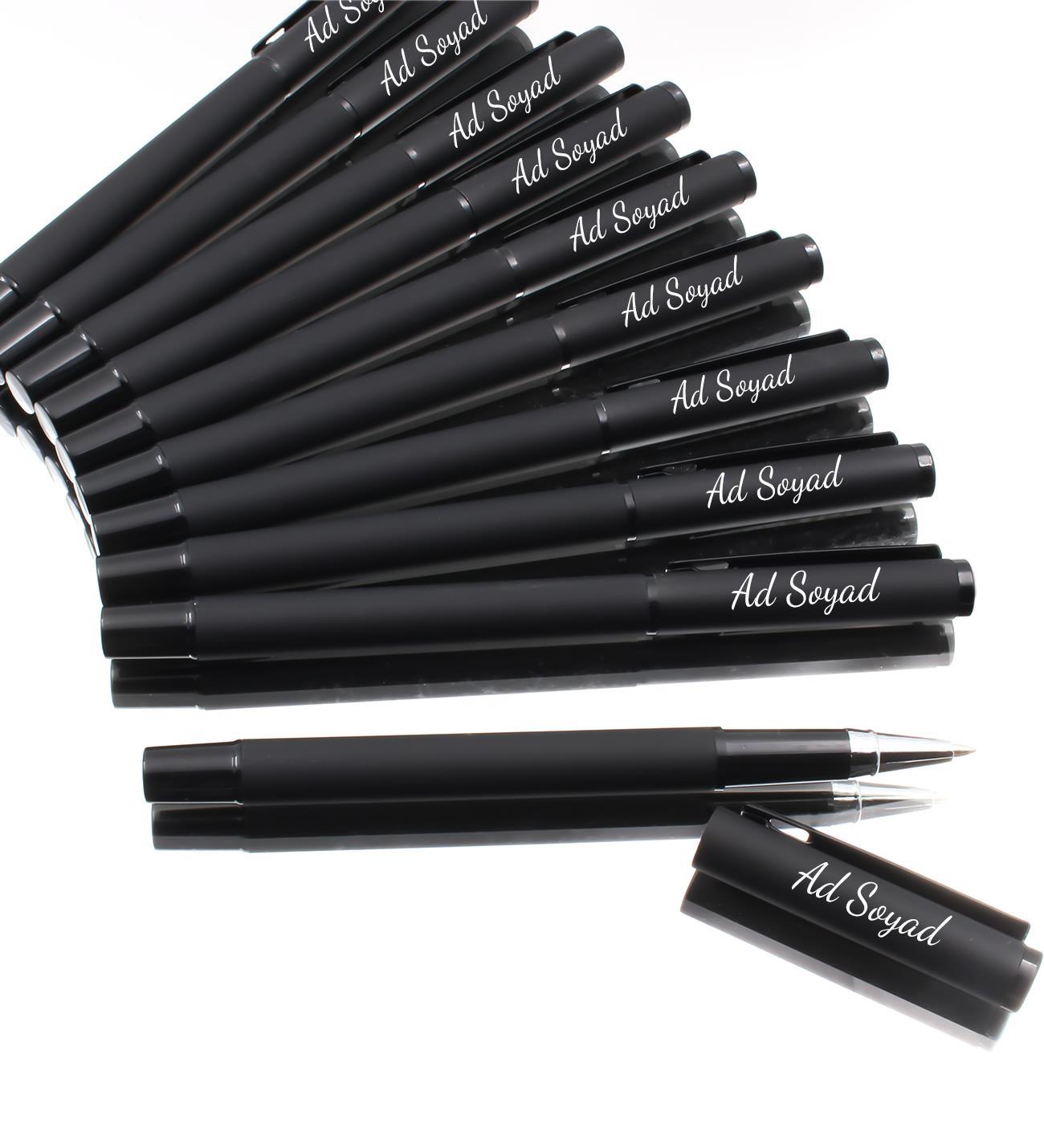 10 Adet İsme Özel Tükenmez Roller Kalem Kurumsal Hediyelik