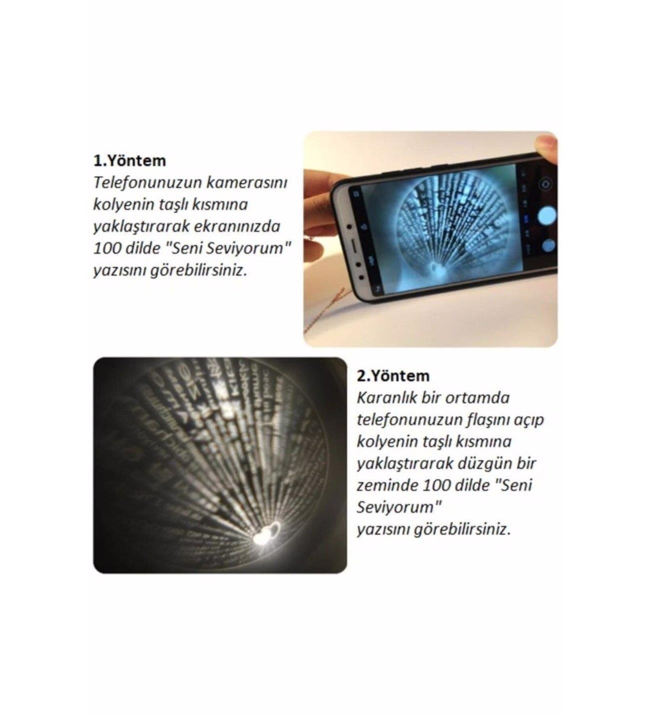 100 Dilde Seni Seviyorum Kolye