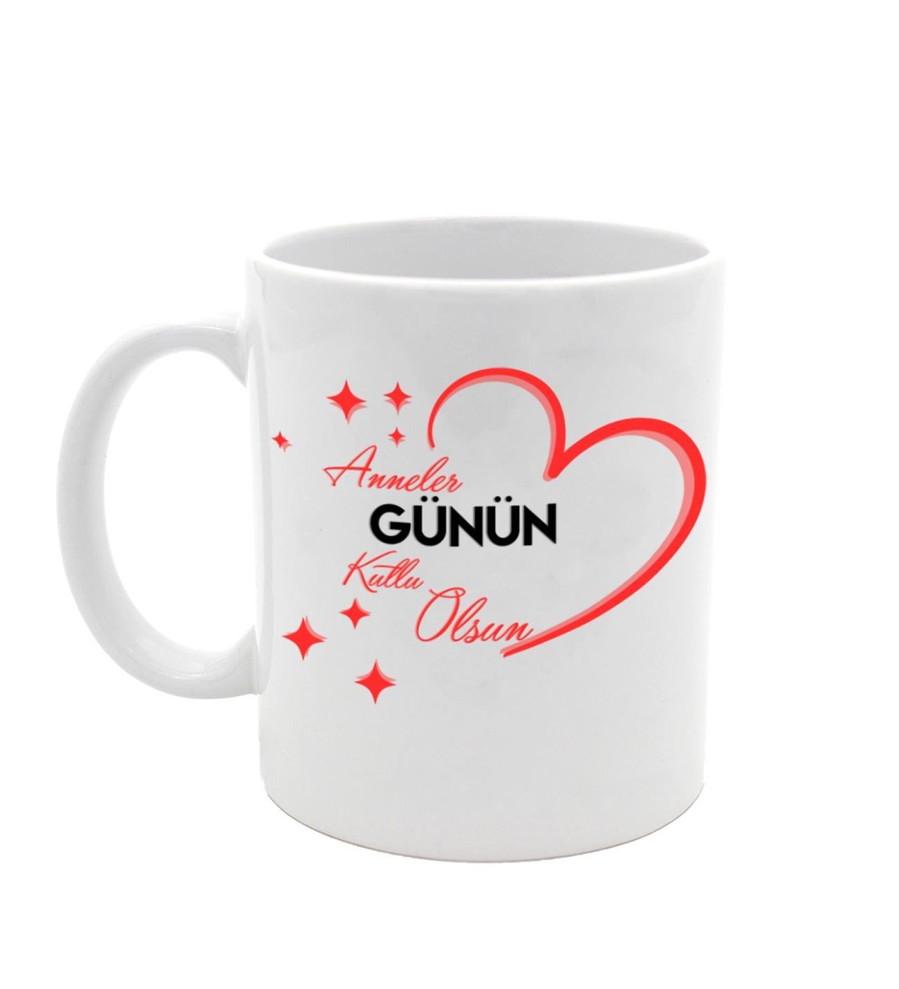 Anneler Gününe Özel Kupa & Gümüş Kaplama Kar Tanesi Kolye