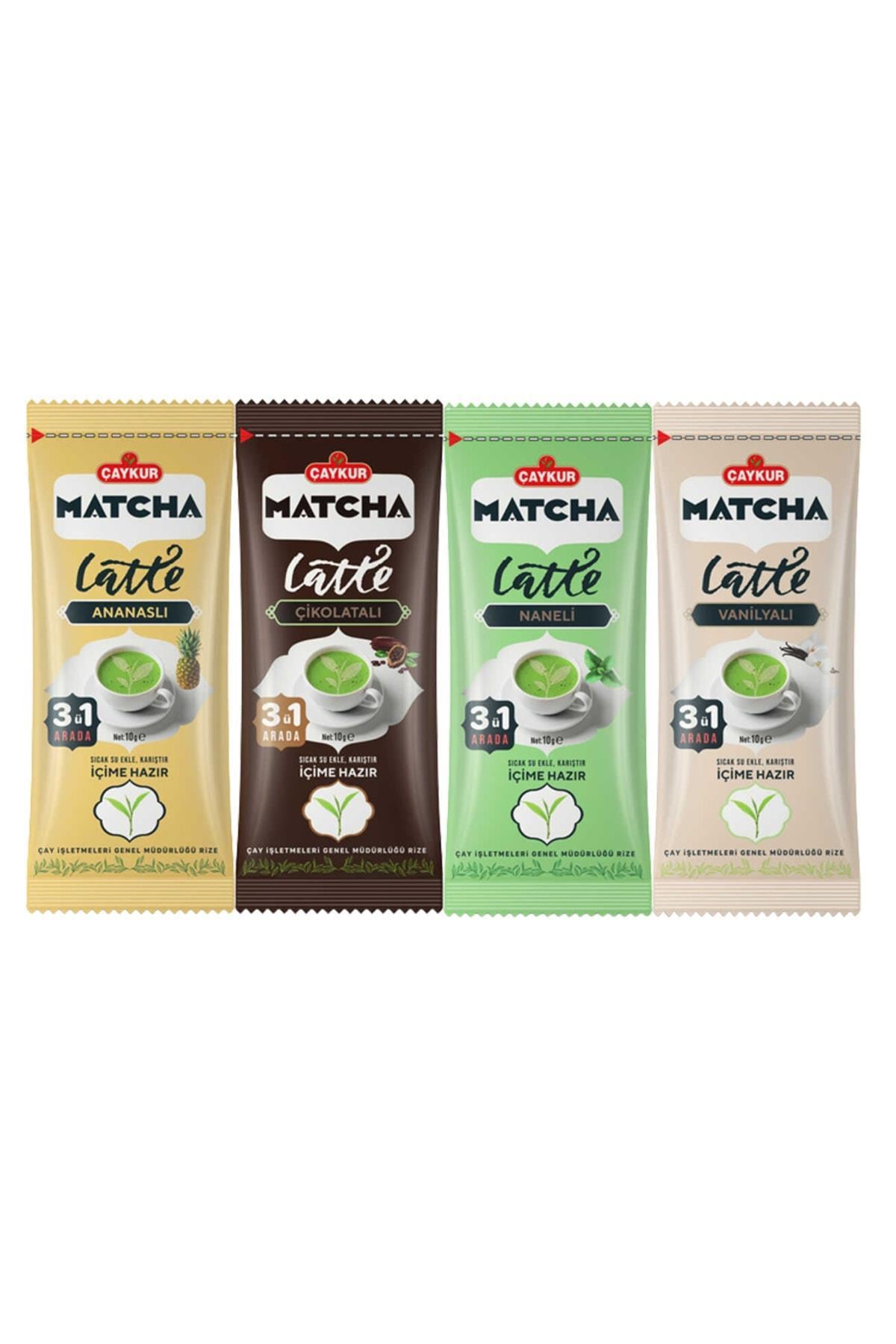 Aslan Burcu Tasarım Kupa & 3'lü Lavi Çikolata & 2'li Çaykur Matcha Detokslu Latte Hediye Seti
