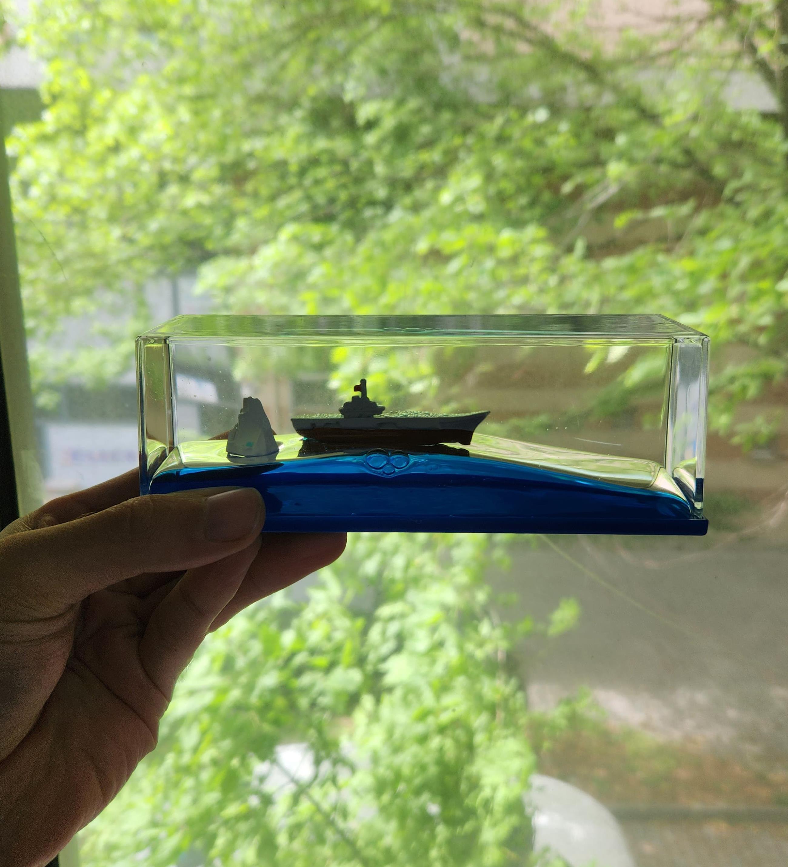 Batmayan Gemi Figür Titanik Aşk Gemisi Biblo