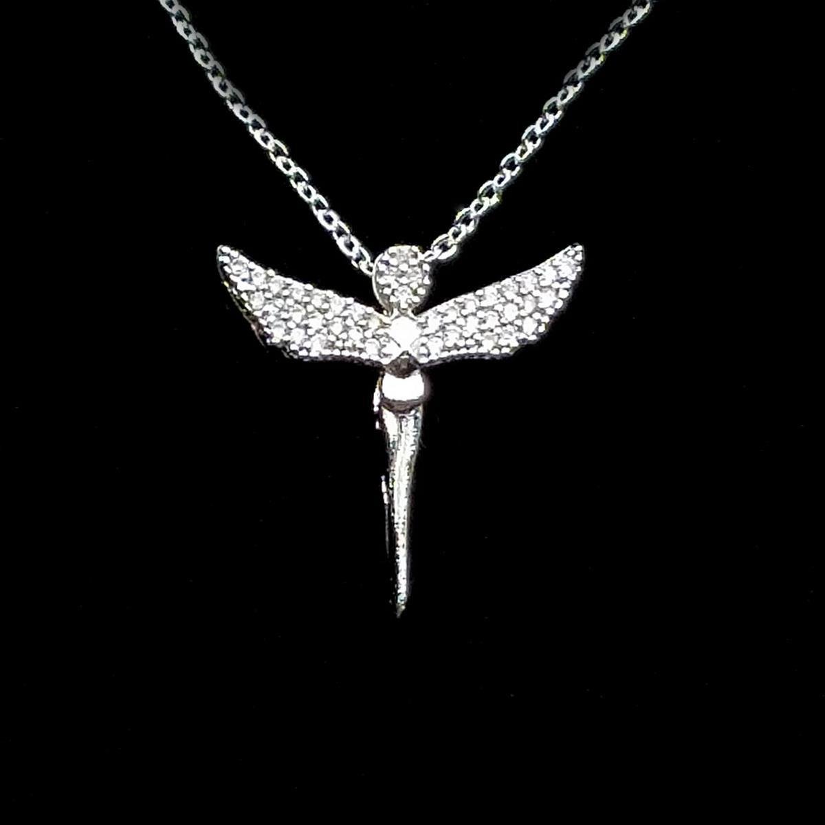 Beyaz Mini Melek Kar Küresi & Melek Kolye Hediye Seti