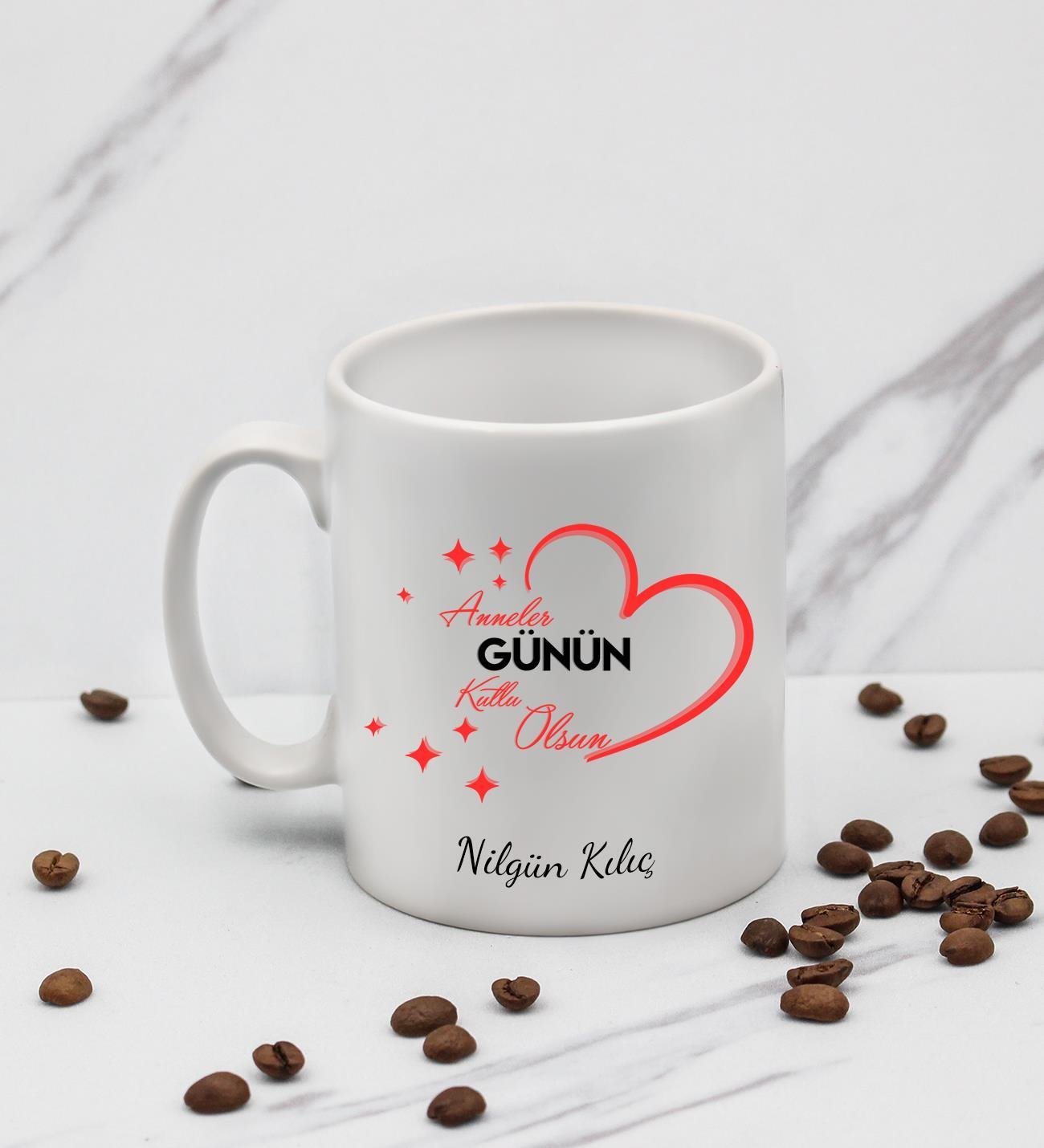 Kişiye Özel Anneler Gününe Özel Tasarım Kupa Anneye Hediye Kupa Bardak Mug T4