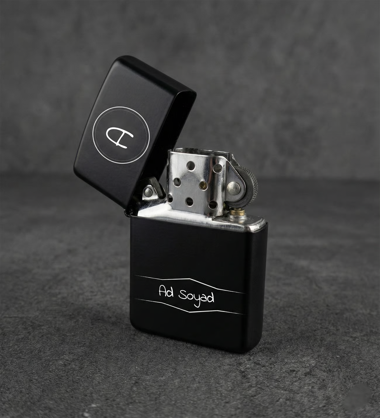 Kişiye Özel Baskılı Benzinli Metal Çakmak - Erkeğe Hediye, Sevgiliye Hediye, Babaya Hediye