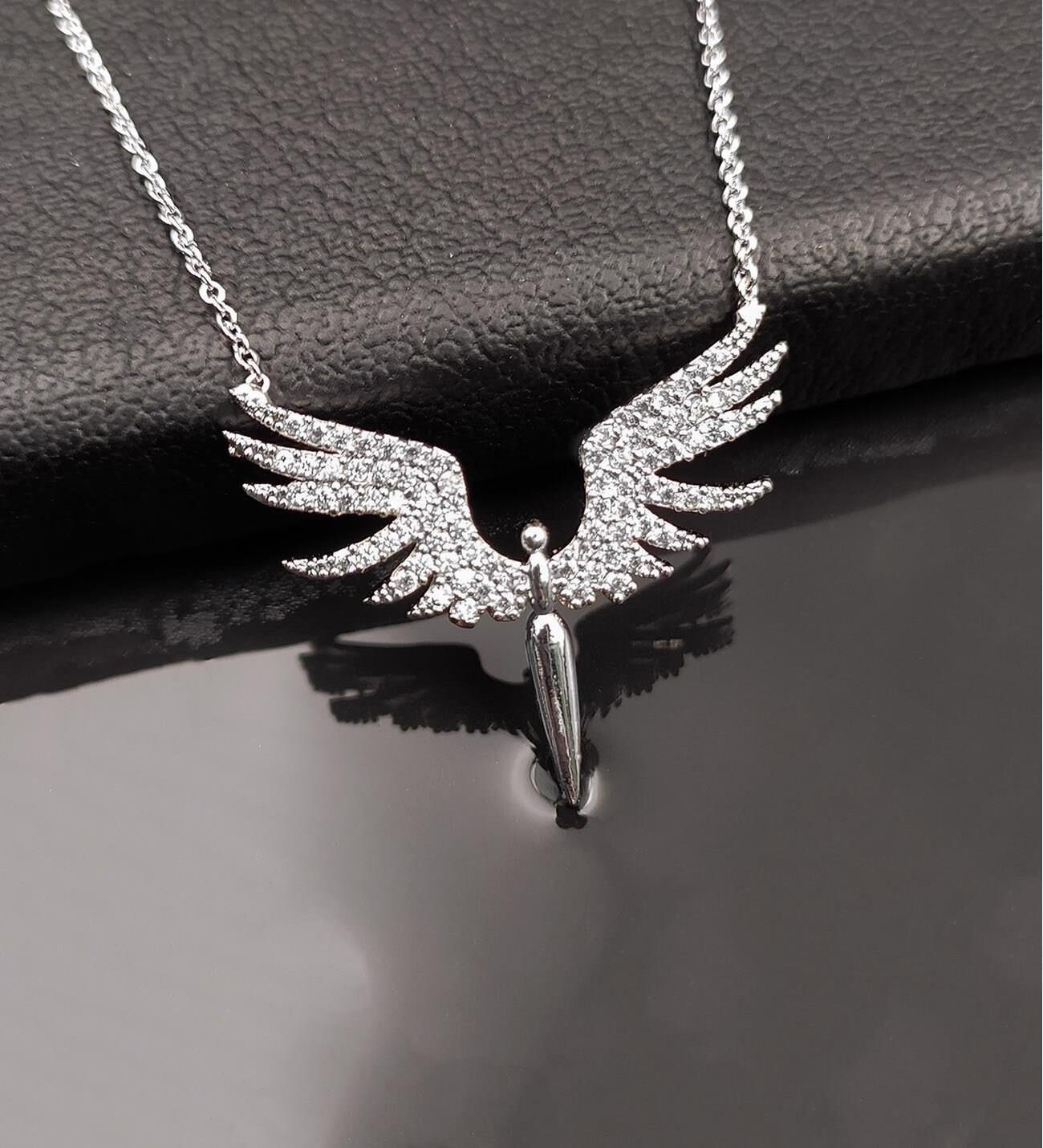 Kişiye Özel Çift Taraflı Fotoğraflı Kar Küresi & Gümüş Kaplama Mikail Melek Kolye Hediye Seti