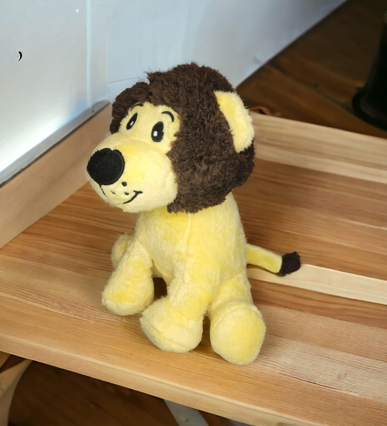 Kişiye Özel Fotoğraf Baskılı Hediyelik Sevimli Peluş Aslan 22cm - Sevimli Hediyelik Aslan Figürü