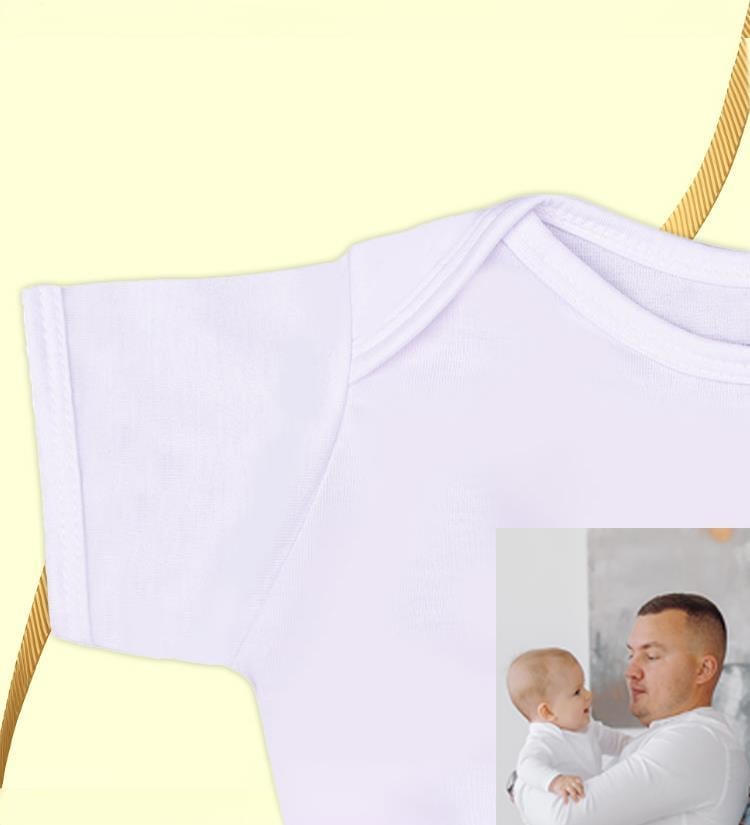 Kişiye Özel Fotoğraf ve Mesaj Baskılı Beyaz Unisex Bebek Zıbını Kendin Tasarla Baskılı Zıbın Yenidoğan Hediye