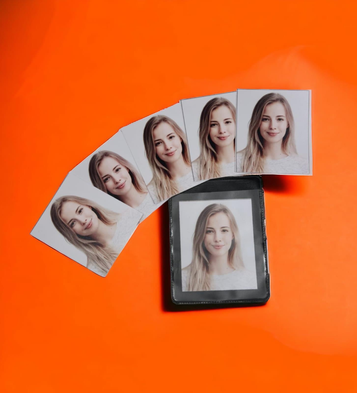 Kişiye Özel Fotoğraflı 6'lı Vesikalık Set - Cep & Cüzdan Boy Vesikalık Biyometrik Fotoğraf 5x6cm Fotoğraf Baskı