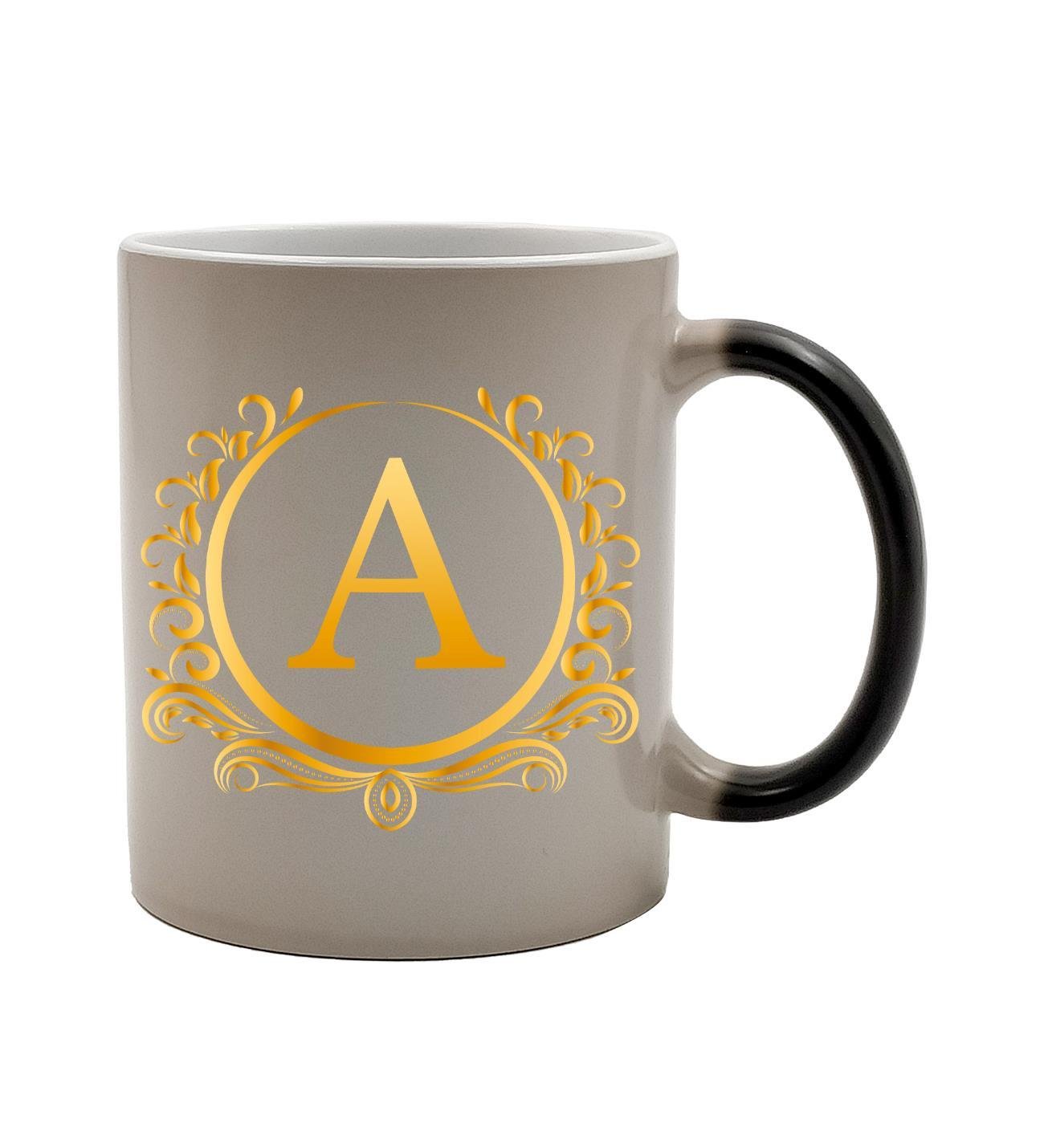 Kişiye Özel Harf Tasarımlı Sihirli Kupa Bardak