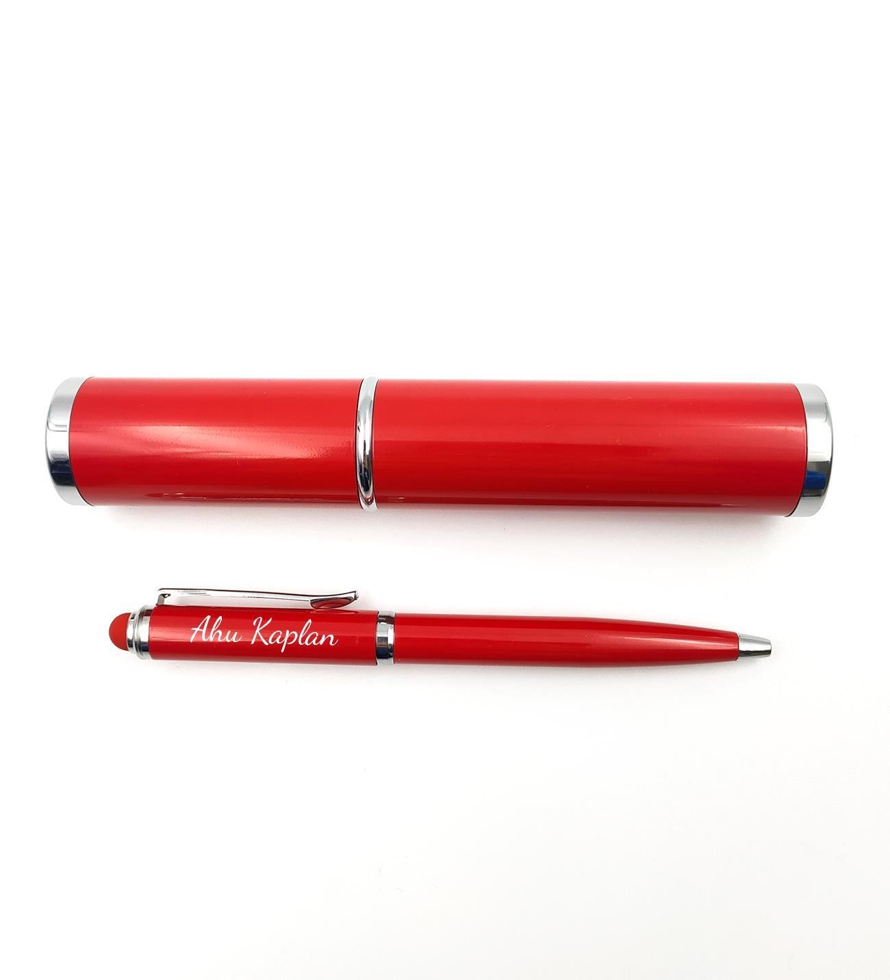 Kişiye Özel Kırmızı Kutulu Kalem 