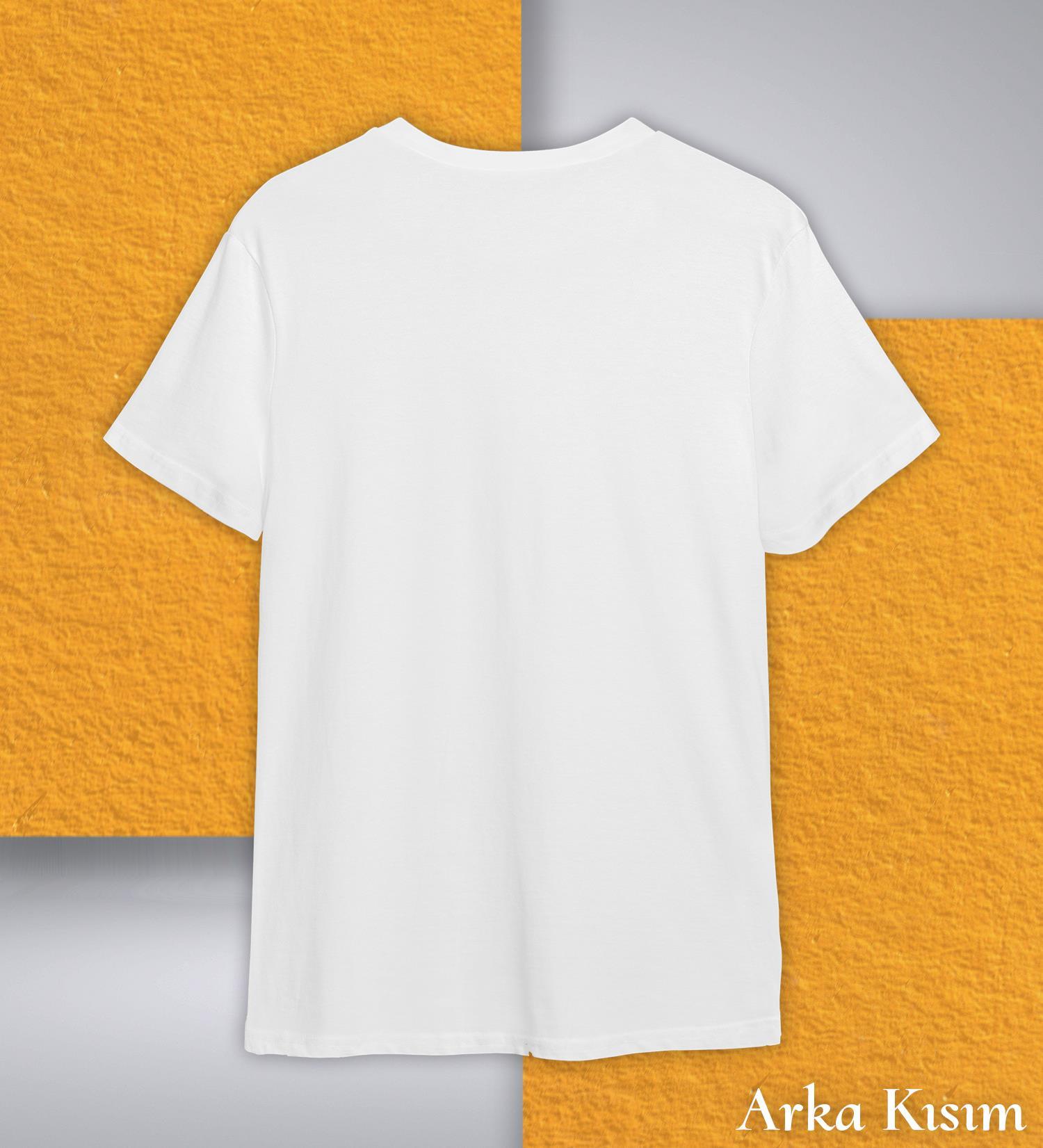 Kişiye Özel Merhaba Ben Sevgilisi Baskılı Pamuklu Beyaz Unisex Tişört Kendin Tasarla Baskılı Tişört