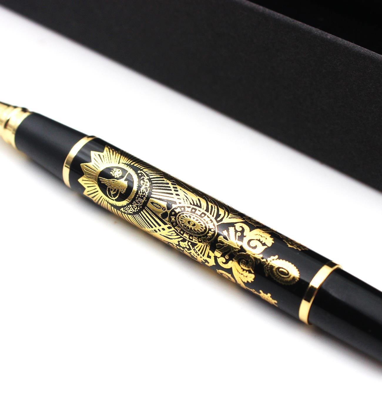 Kişiye Özel Osmanlı Tuğra Kabartmalı Roller Kalem