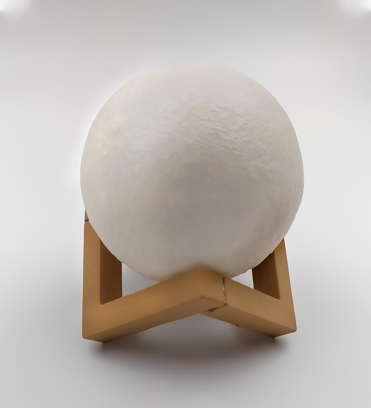 Kişiye Özel Seni Seviyorum Baskılı 3D Ay Gece Lambası Dekoratif Stand Hediyeli