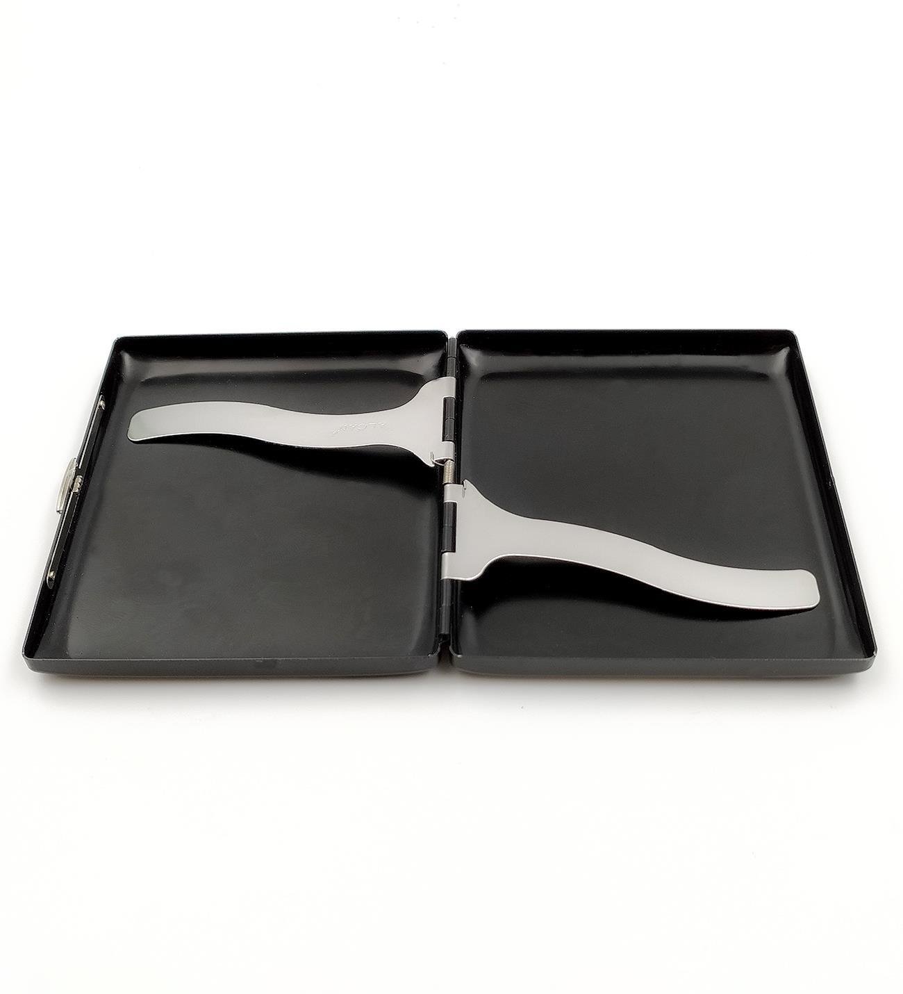 Kişiye Özel Siyah USB Dokunmatik Çakmak & Metal Tabaka Hediye Seti