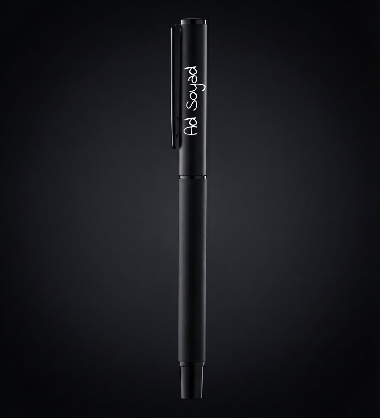 Kutulu Kişiye Özel İsim Baskılı Rubber Gövde Metal Roller Jel Mürekkepli İmza Kalemi - Yeni İş Hediyesi, Ofis Hediyesi