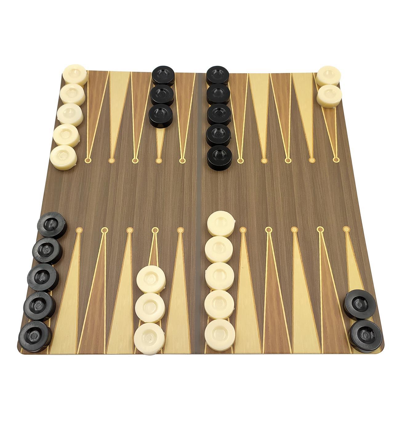 Star 5'li Oyun Seti ( Tavla & Satranç & Kızmabirader & Solotest & Dama)