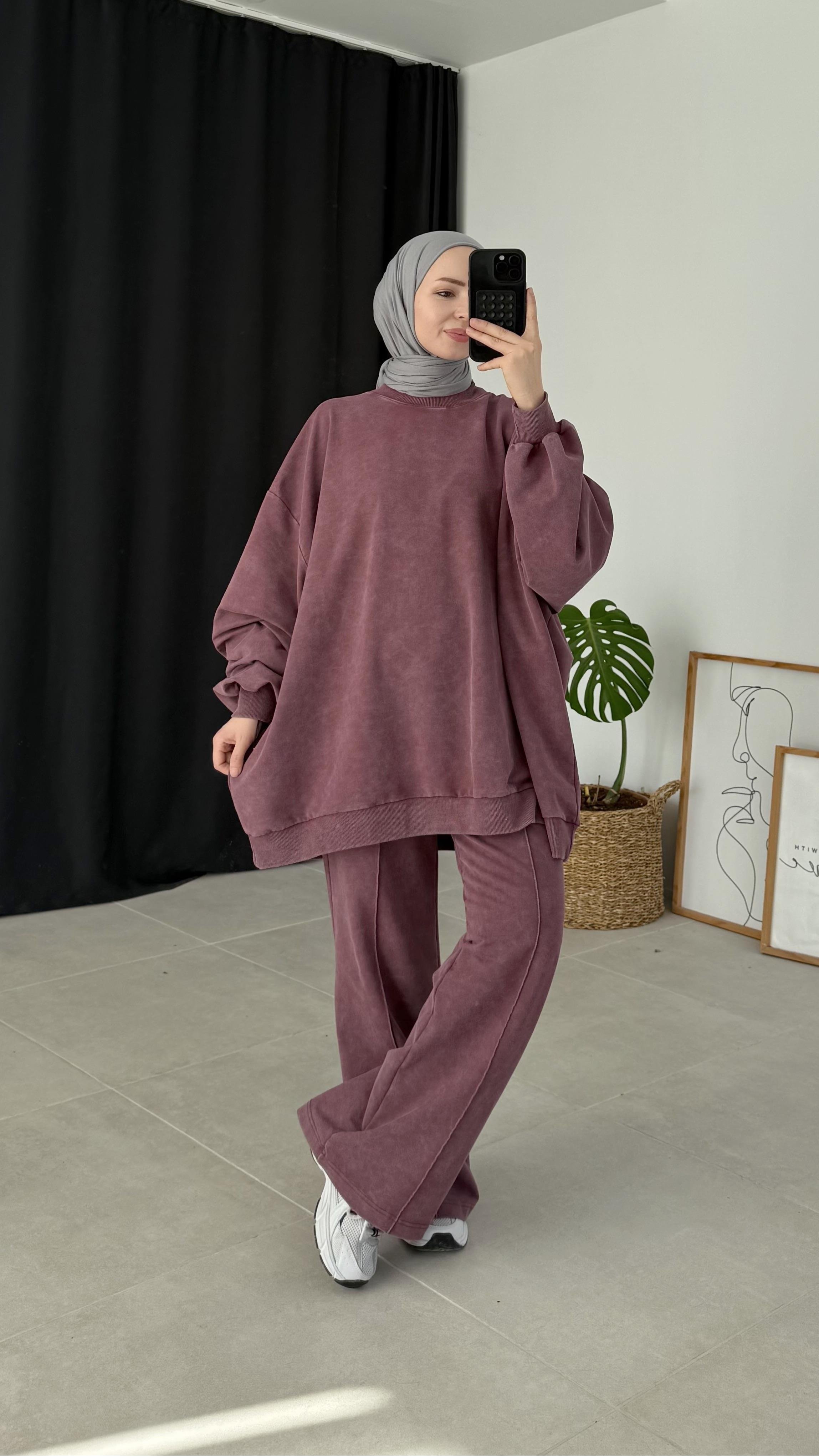 Addiana Oysho Gül Kurusu Eşofman Takım 