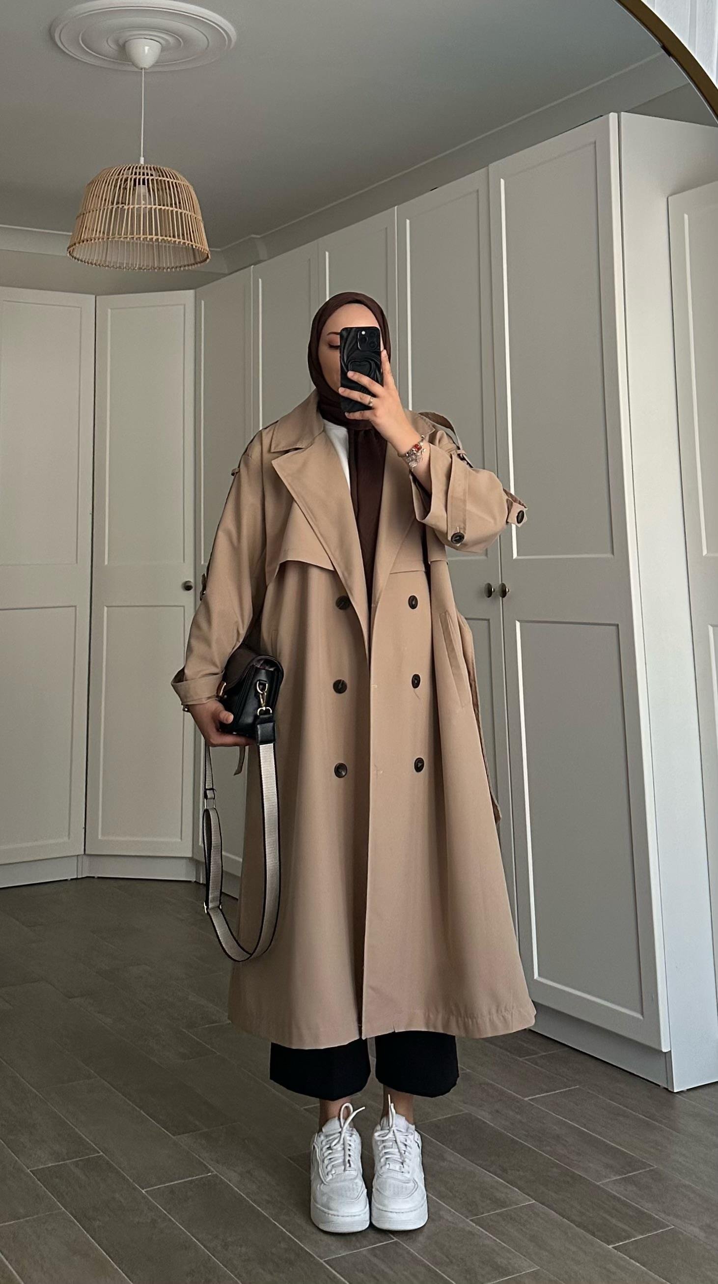 Anota Premıum Uzun Vizon Trençkot