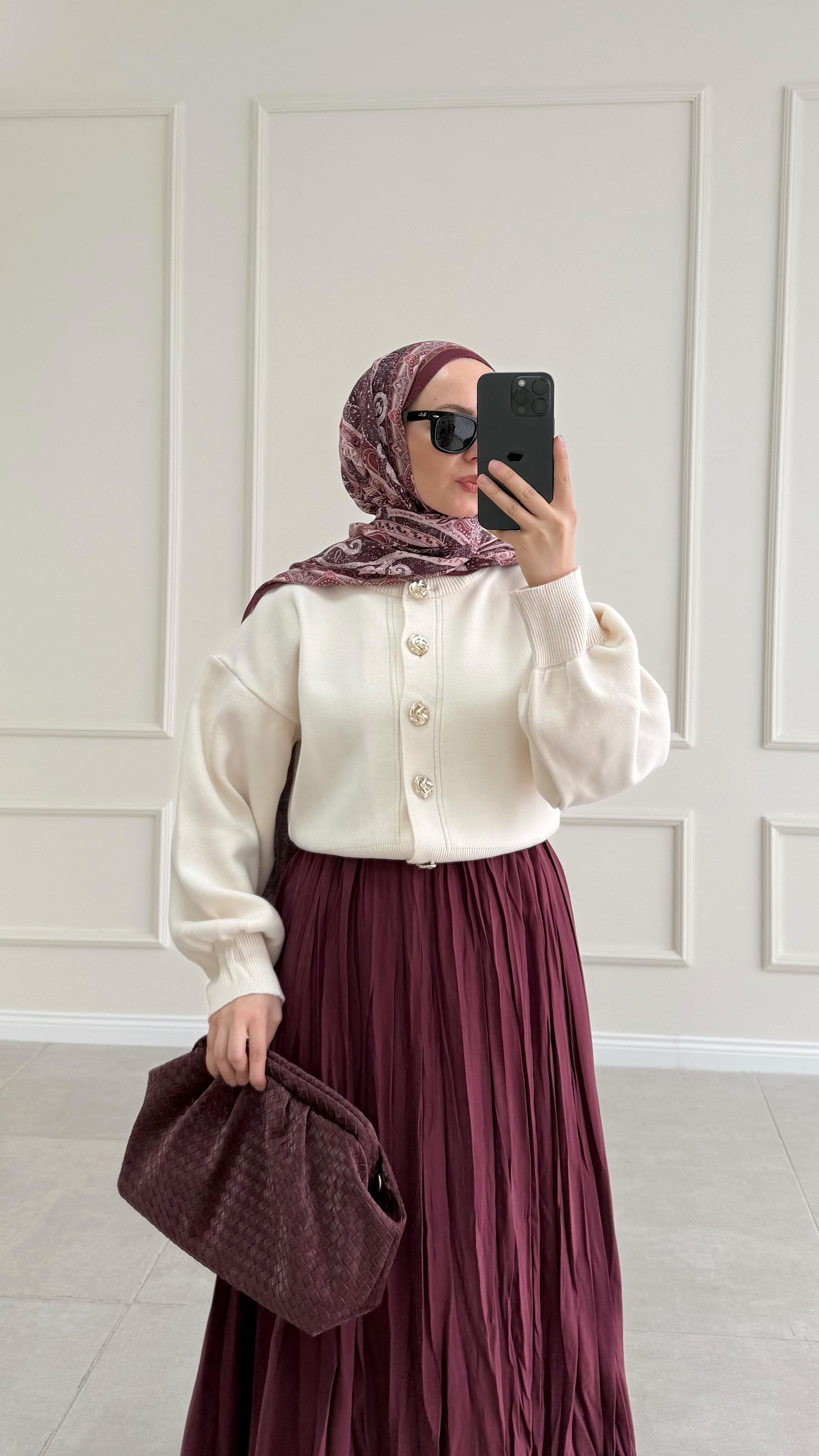 Anyas Bej Triko Hırka