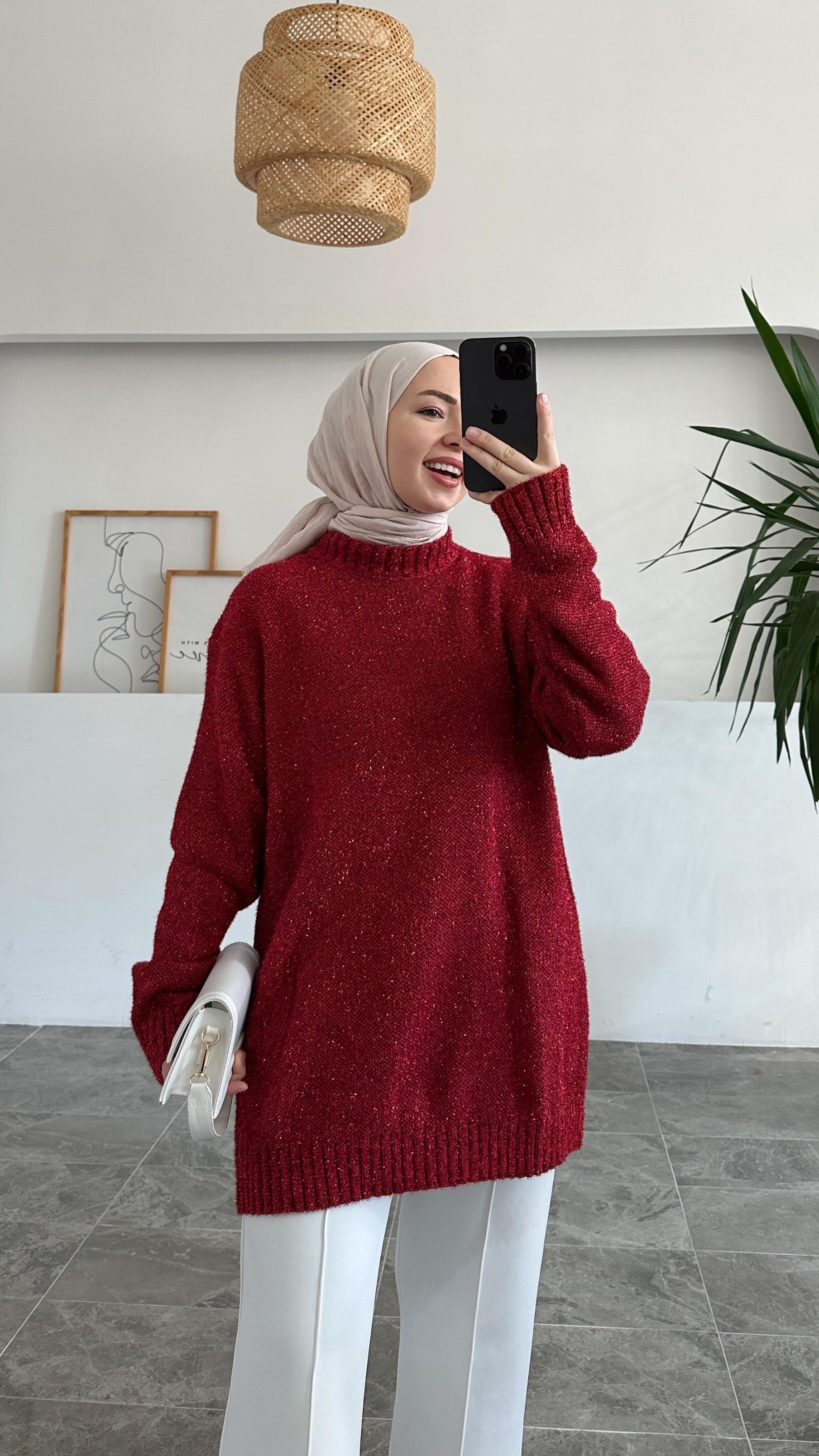 Arcani Simli Kırmızı Tunik 