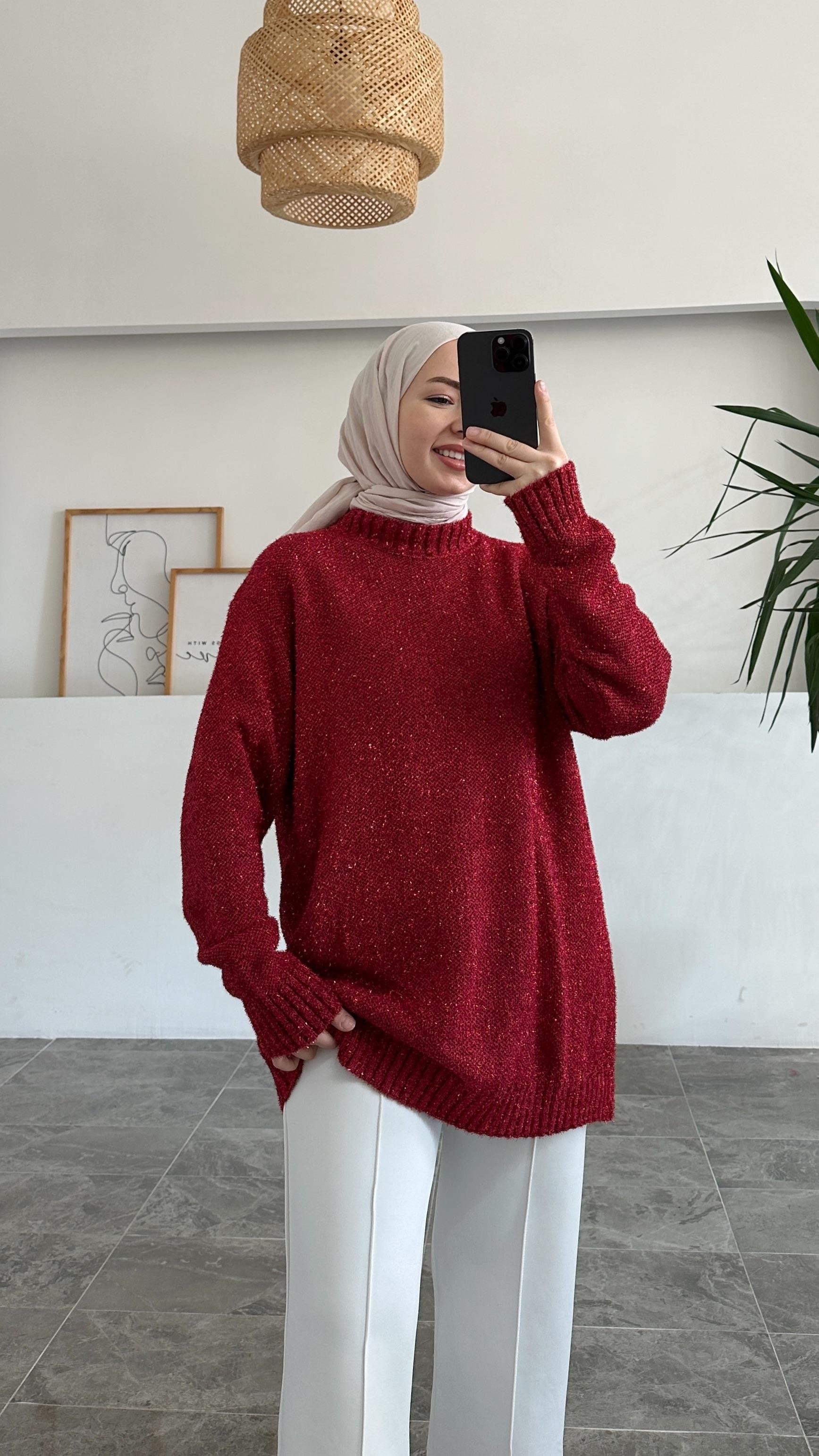 Arcani Simli Kırmızı Tunik 