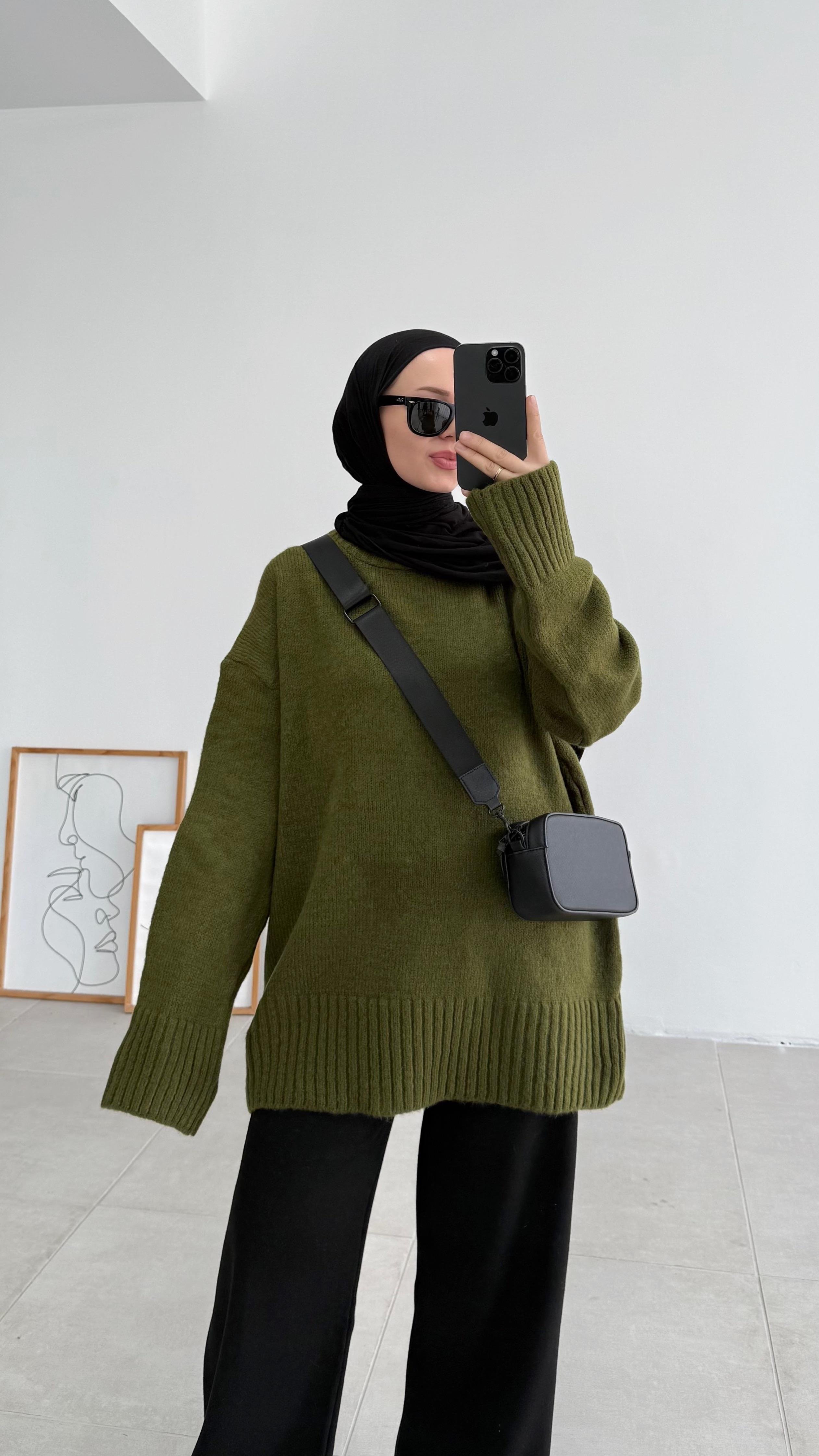 Asol Oversize Haki Kazak