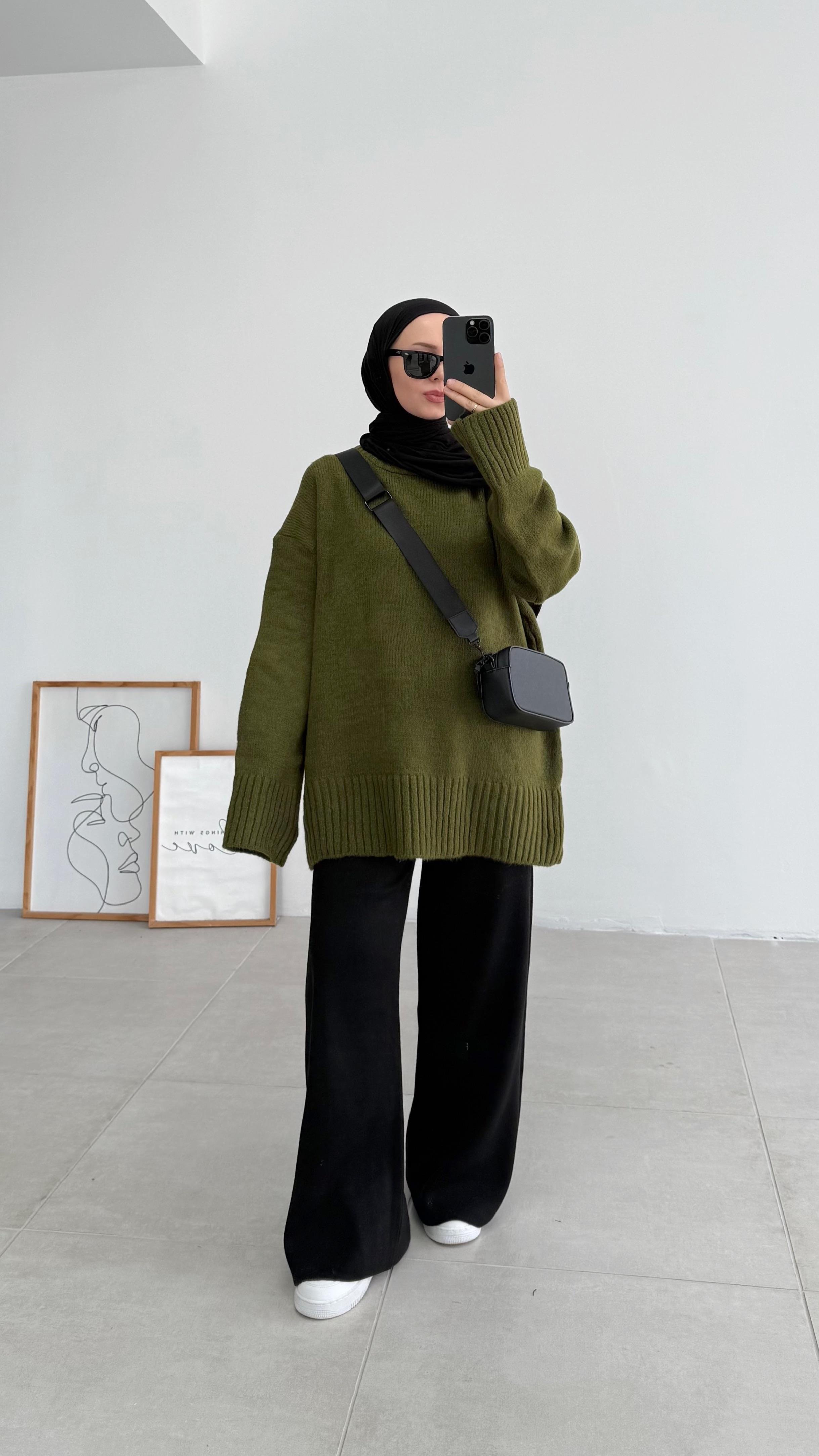 Asol Oversize Haki Kazak