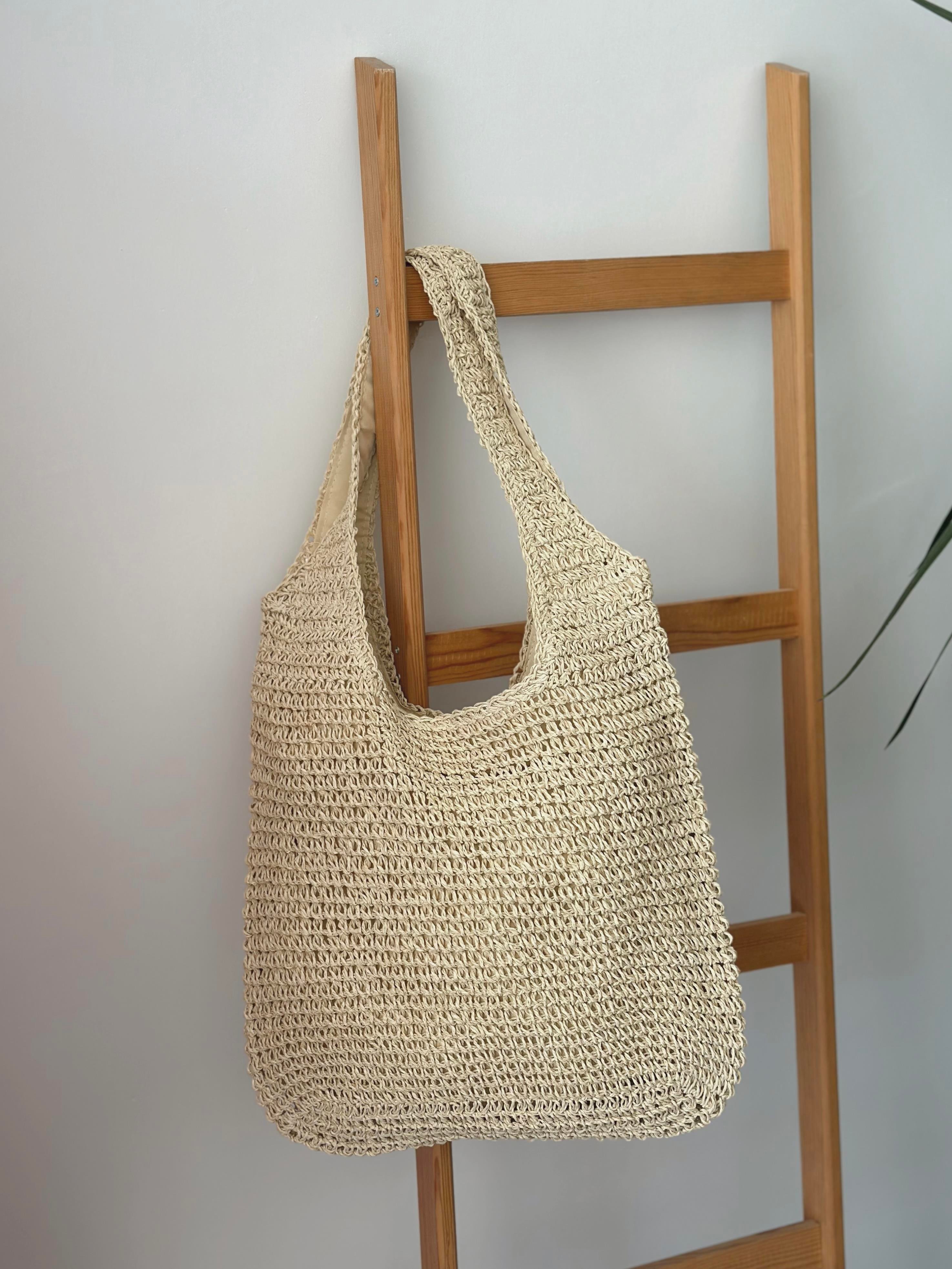 Astarlı Hasır Çanta